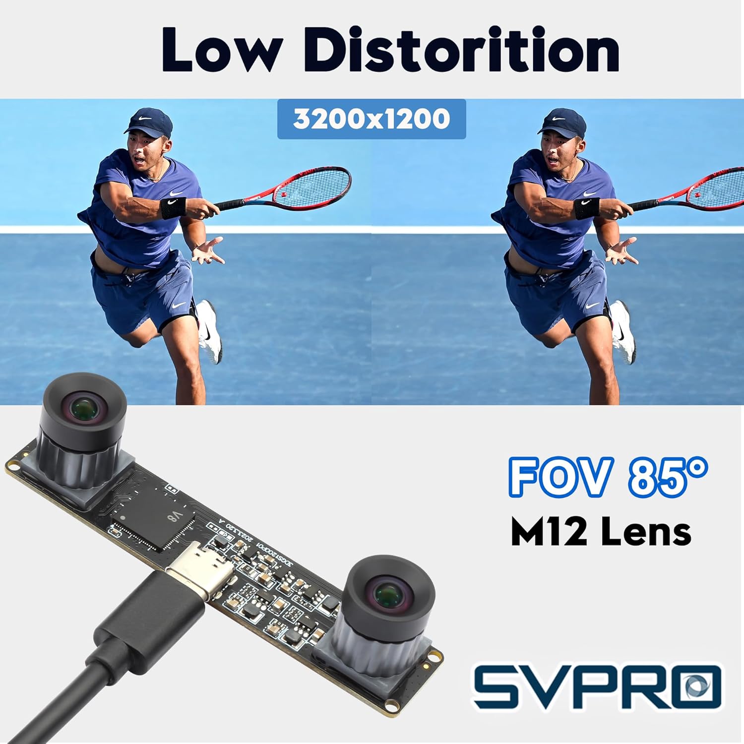 Svpro Global Shutter USB Camera 1200P 60fps - immagine 6