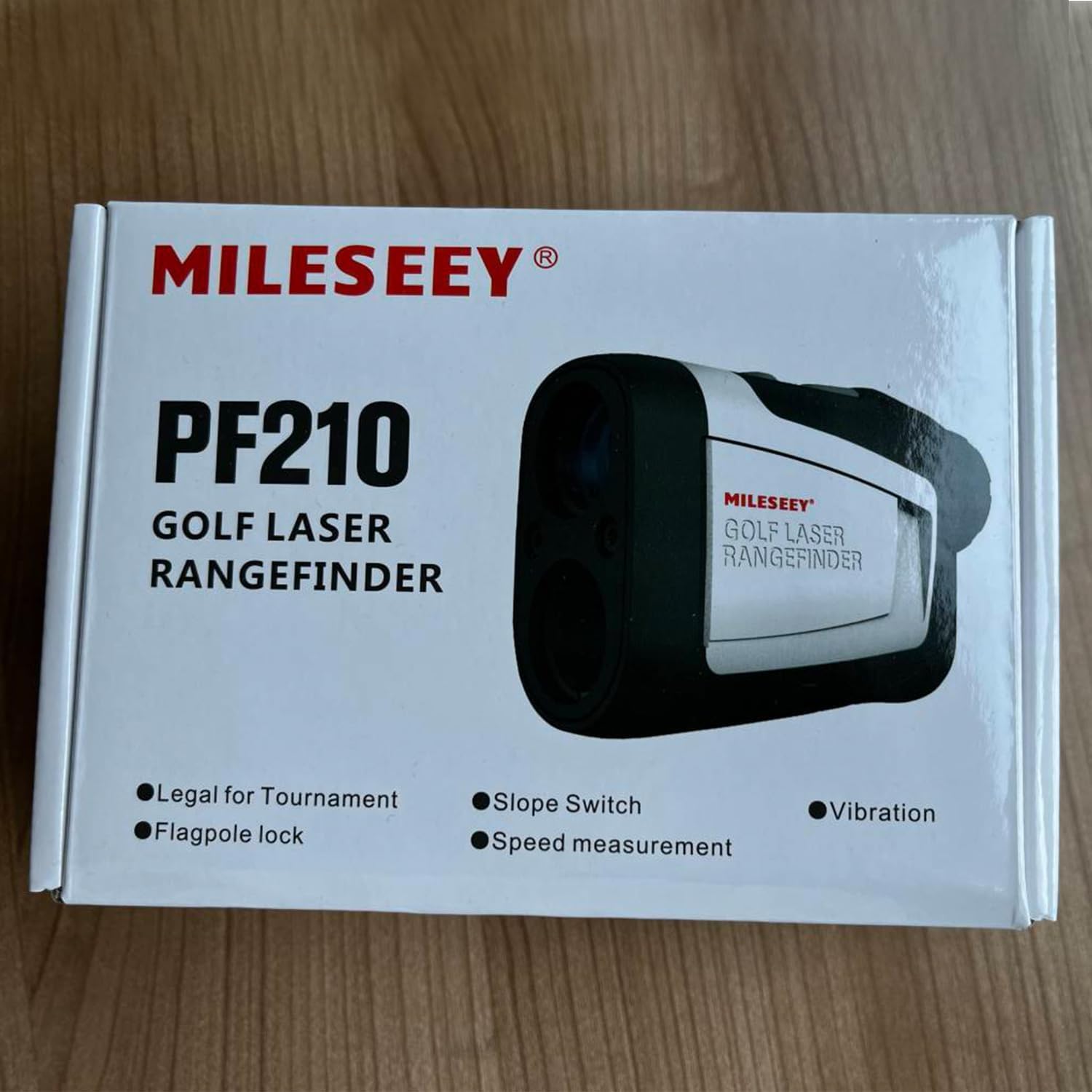 MiLESEEY Telemetro Golf Con Compensazione Della Pendenza, Precisione ±0,55 Yard, Bloccaggio Di Pennone, Ingrandimento 6X, Misura Precisa Distanza Per Caccia - immagine 9