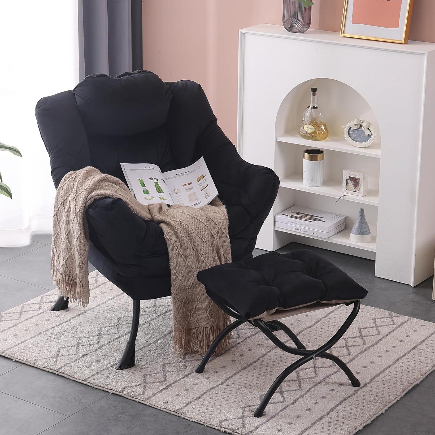 Seshinell Lazy Chair - Sedia Moderna con Braccioli
