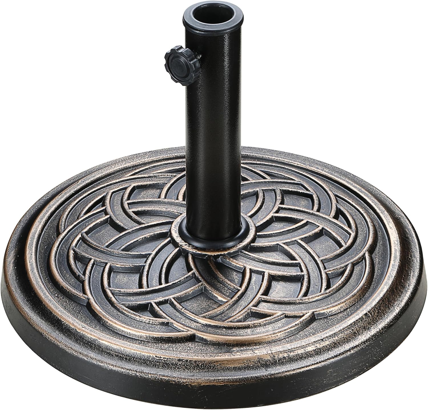 Yssoa Base per Ombrelloni 11 kg Rotonda, Bronzo