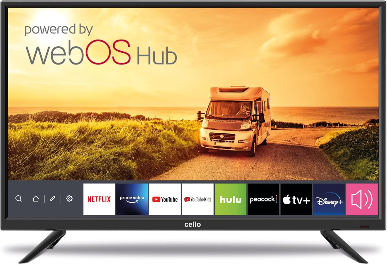 Cello 32" Smart TV 12-Volt per Camping e Viaggi - immagine 1