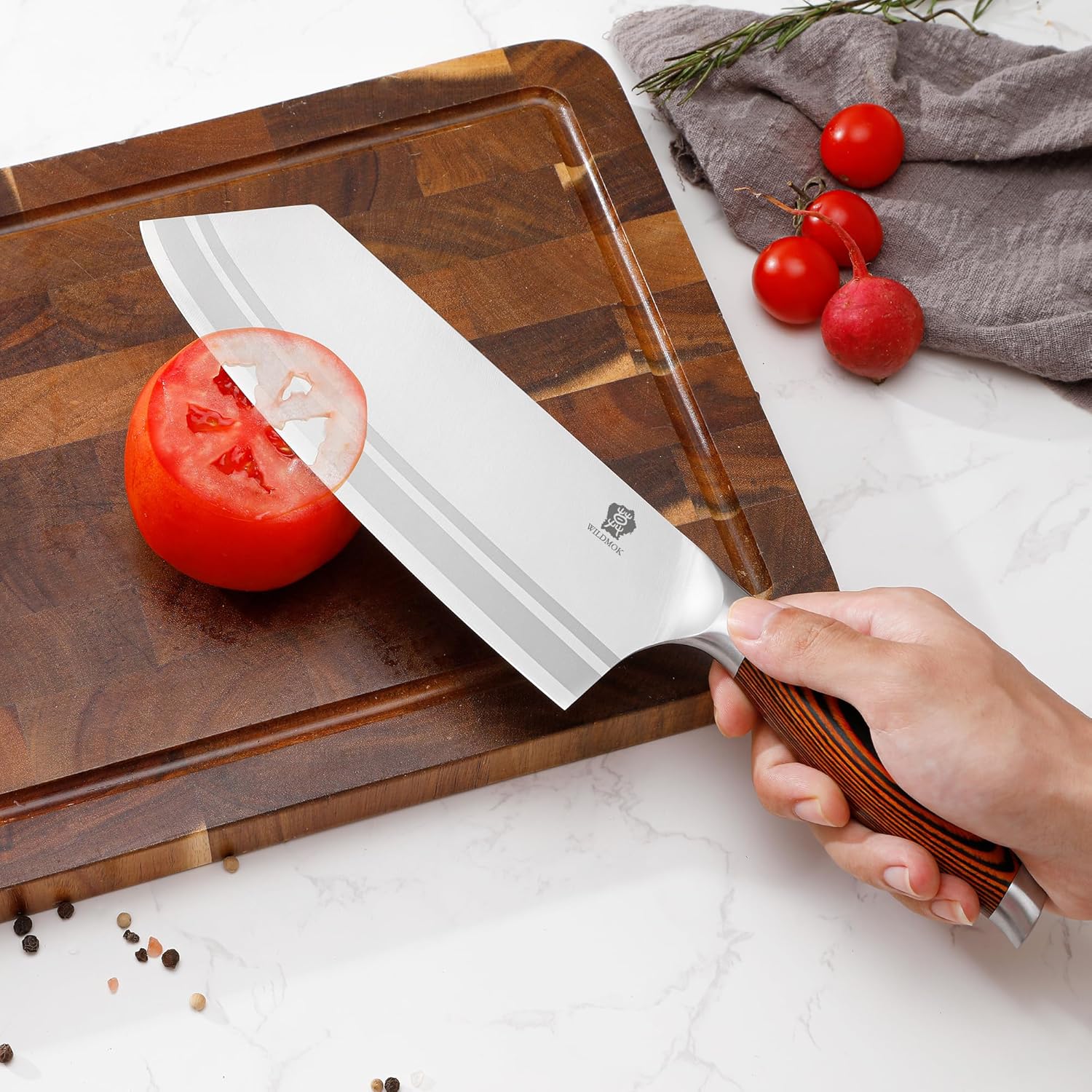 Wildmok Set Coltelli da Cucina 7 Pezzi in Acciaio Tedesco - immagine 6