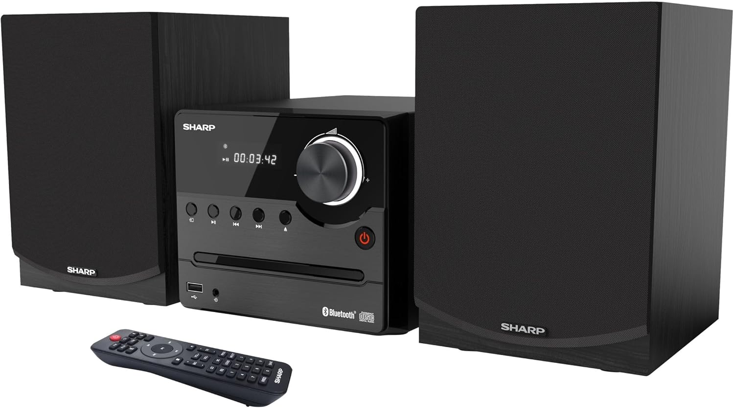 Sharp XL-B512 (BK) - Sistema Audio Stereo 45 Watt, Nero - immagine 1