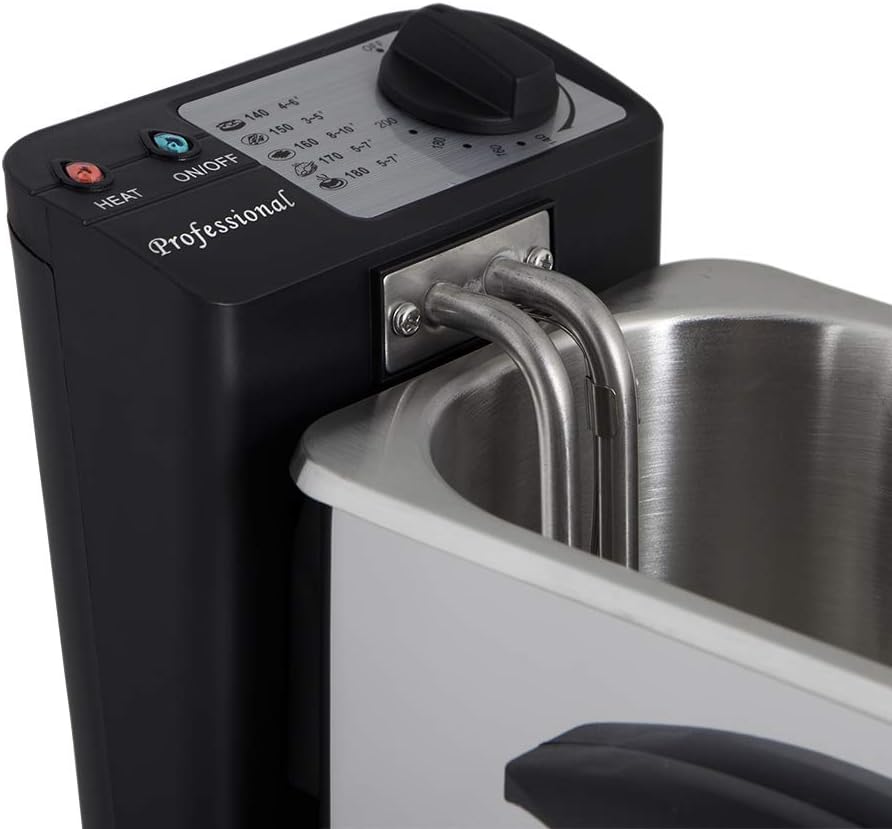 Orbegozo FDR-16 Friggitrice, 1500W, 1.5L, Inox - immagine 3