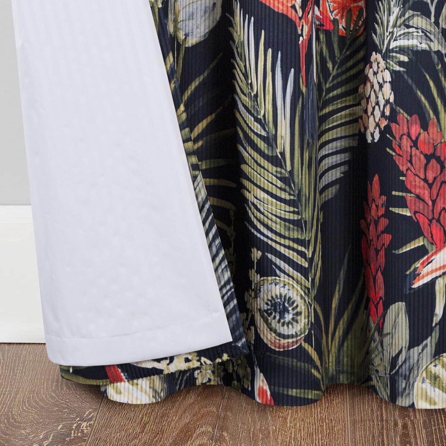 Always4u Tende Oscuranti 100% con Occhielli, Nere (2 pezzi) - immagine 4