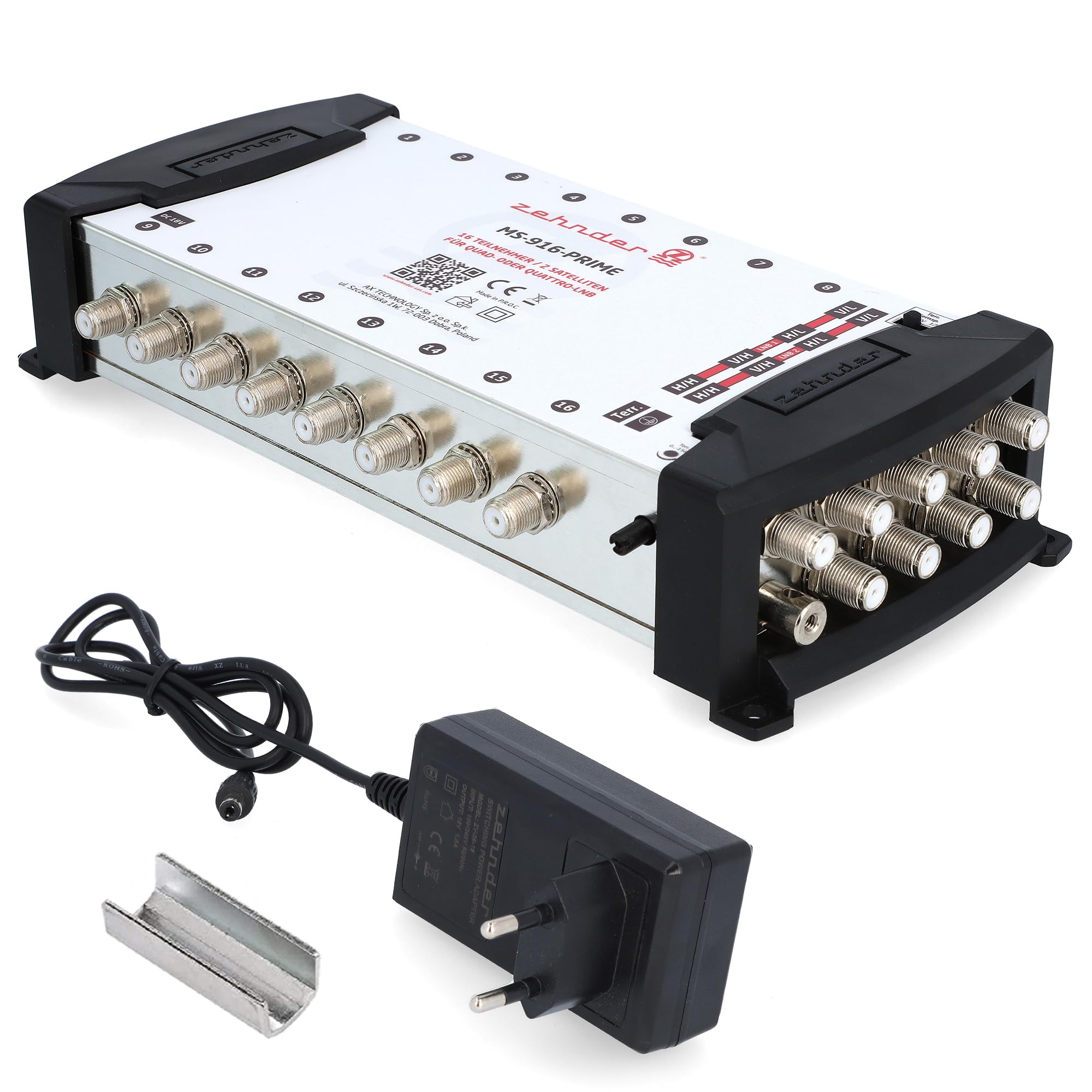 Zehnder 9/16 Multiswitch 16 Partecipanti 2 Satelliti