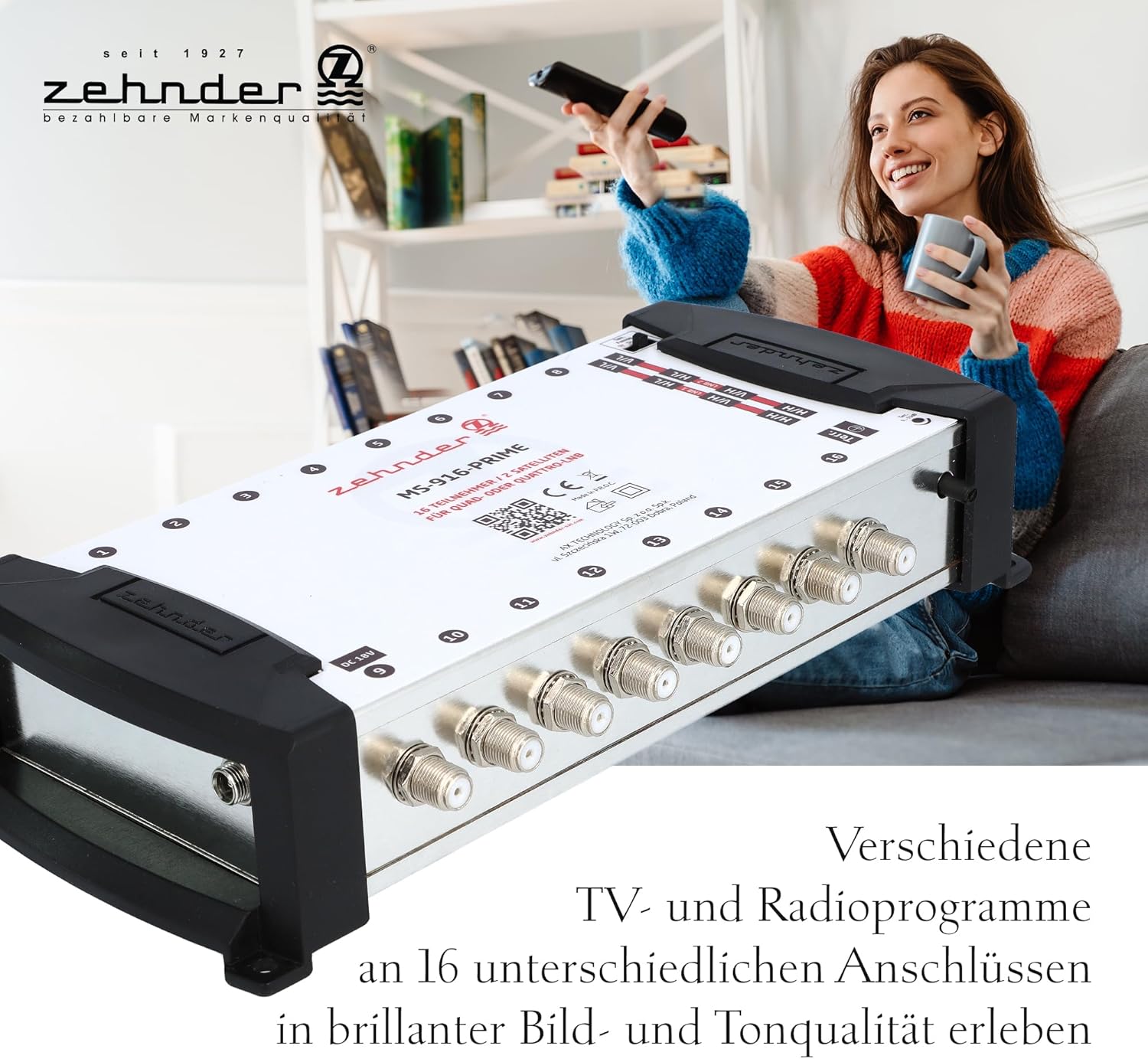 Zehnder 9/16 Multiswitch 16 Partecipanti 2 Satelliti - immagine 2