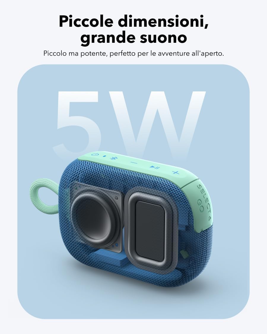 Soundcore Select 4 Go - Cassa Bluetooth 5W - immagine 3
