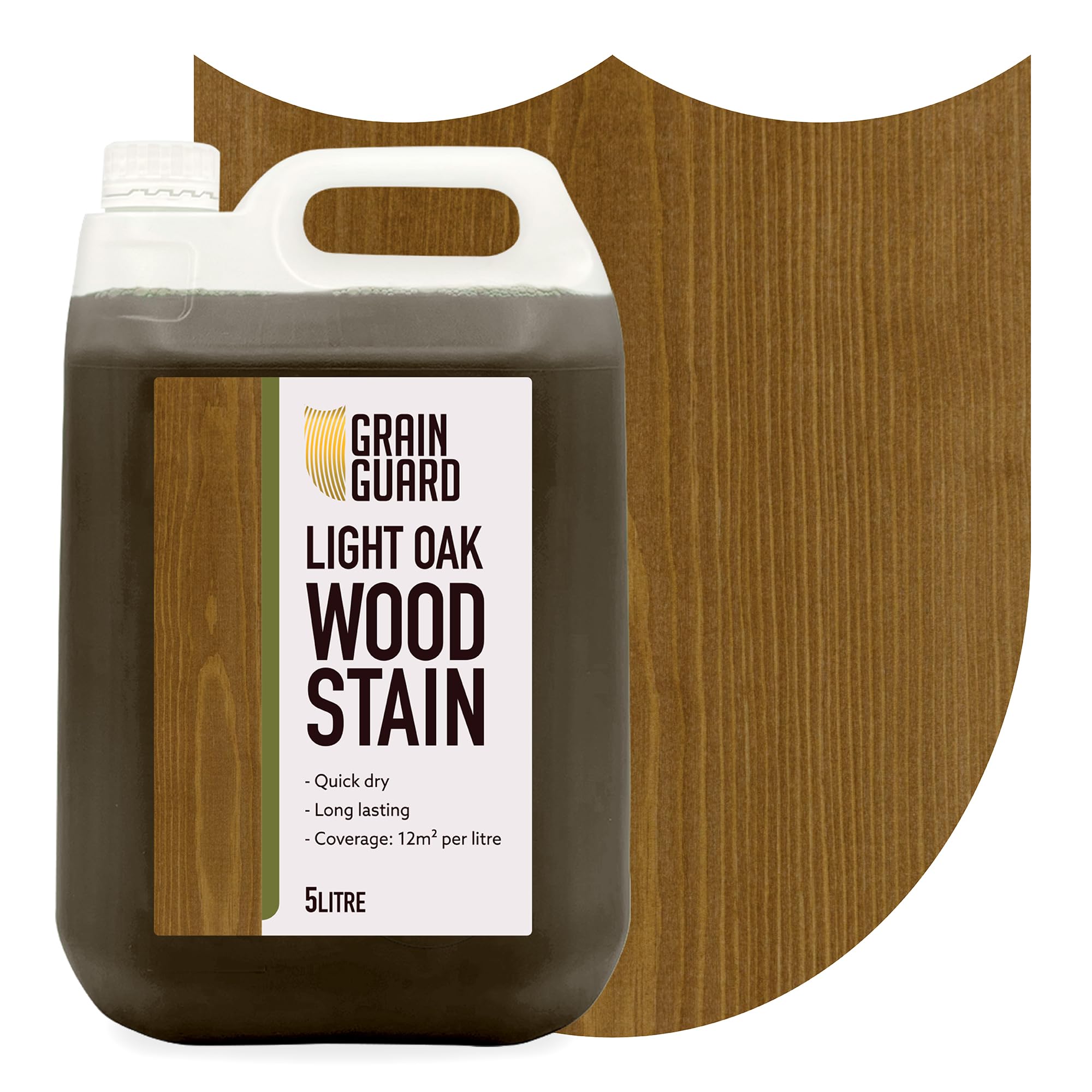 Grain Guard Tinta per Legno Rovere Chiaro 5 Litri