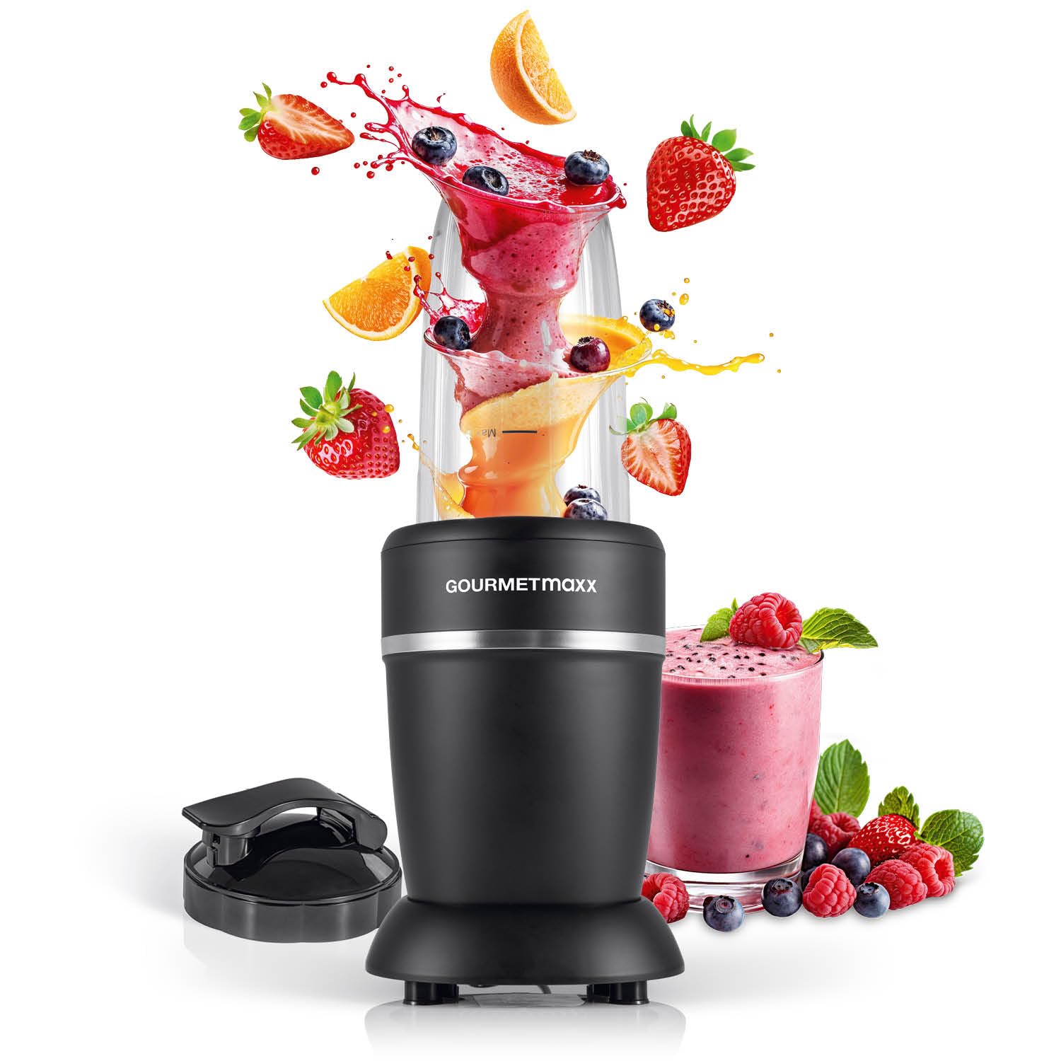 Gourmetmaxx Blender & Smoothie Maker 4 Pezzi