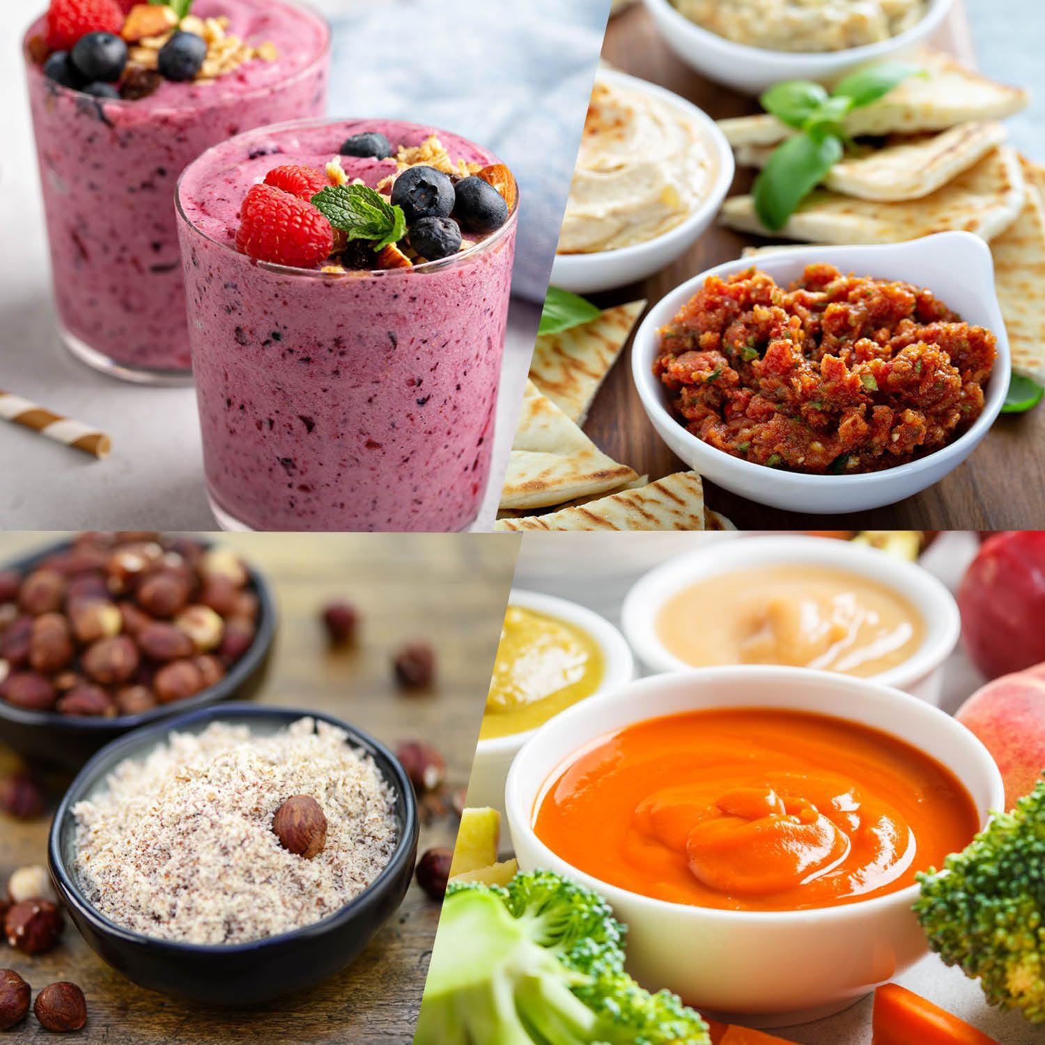 Gourmetmaxx Blender & Smoothie Maker 4 Pezzi - immagine 8