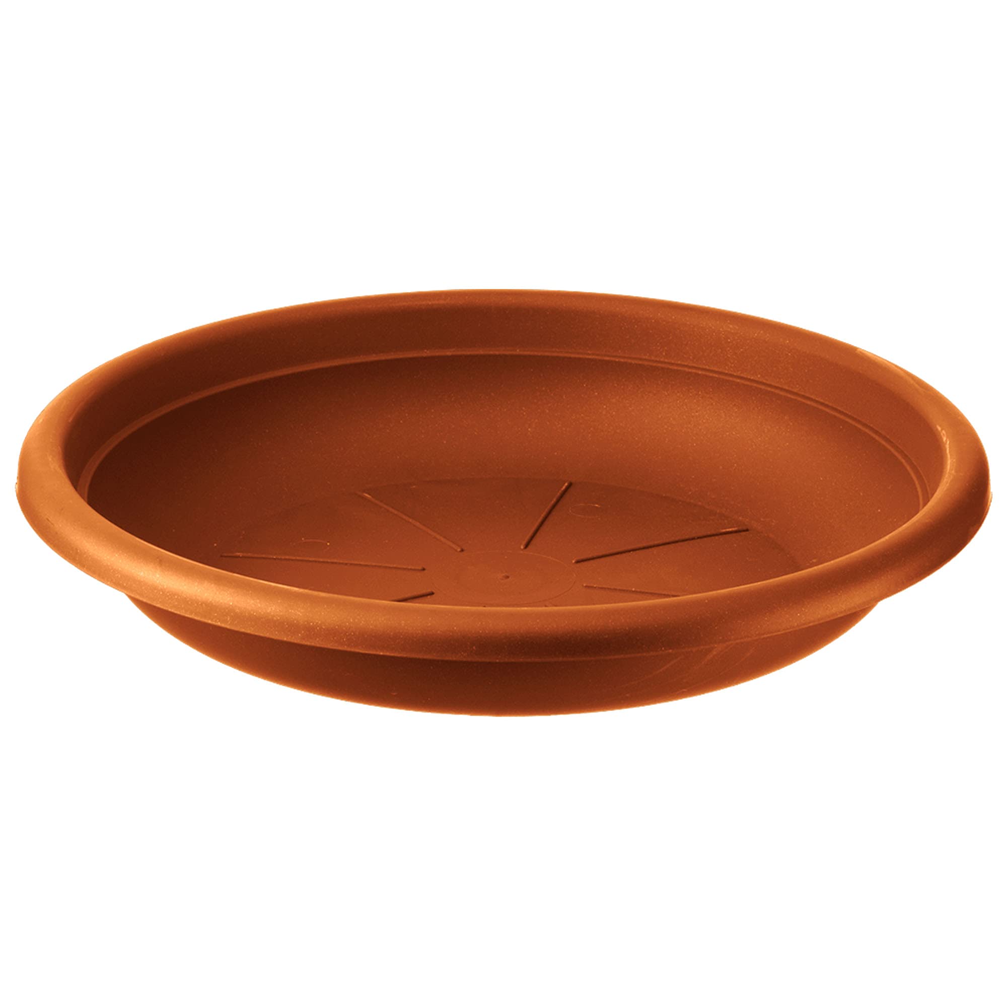 Art Plast Sottovaso per Vaso Ø 16 cm, Terracotta