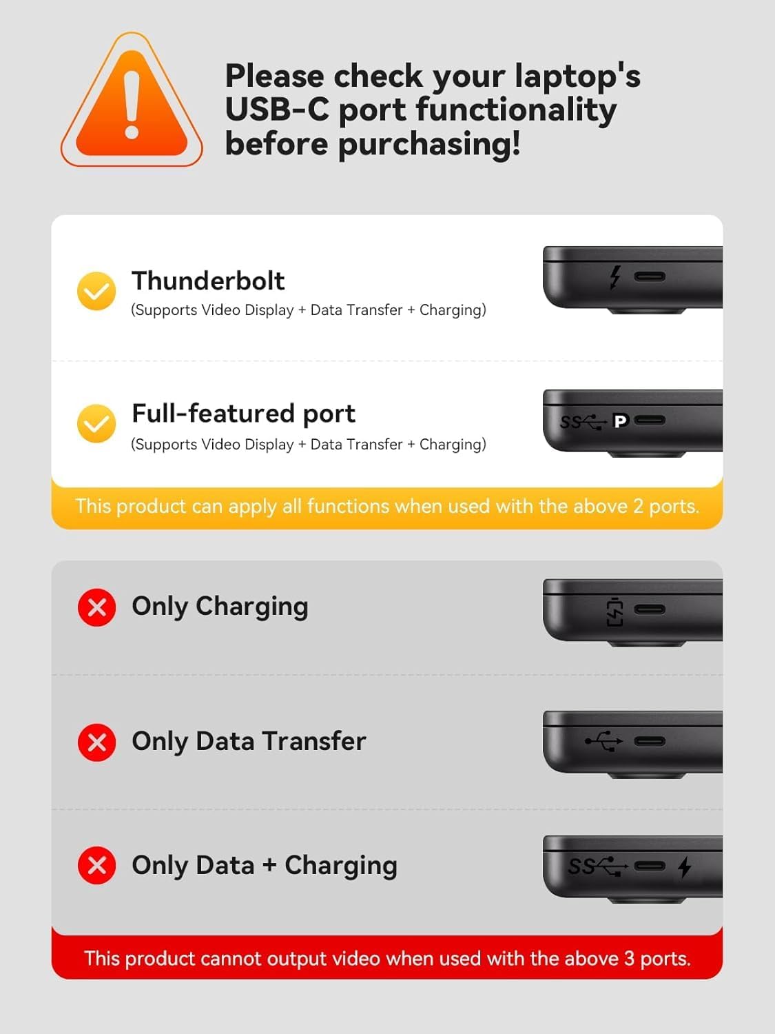 Quuge Docking Station USB-C 8 in 1 con HDMI 4K - immagine 4