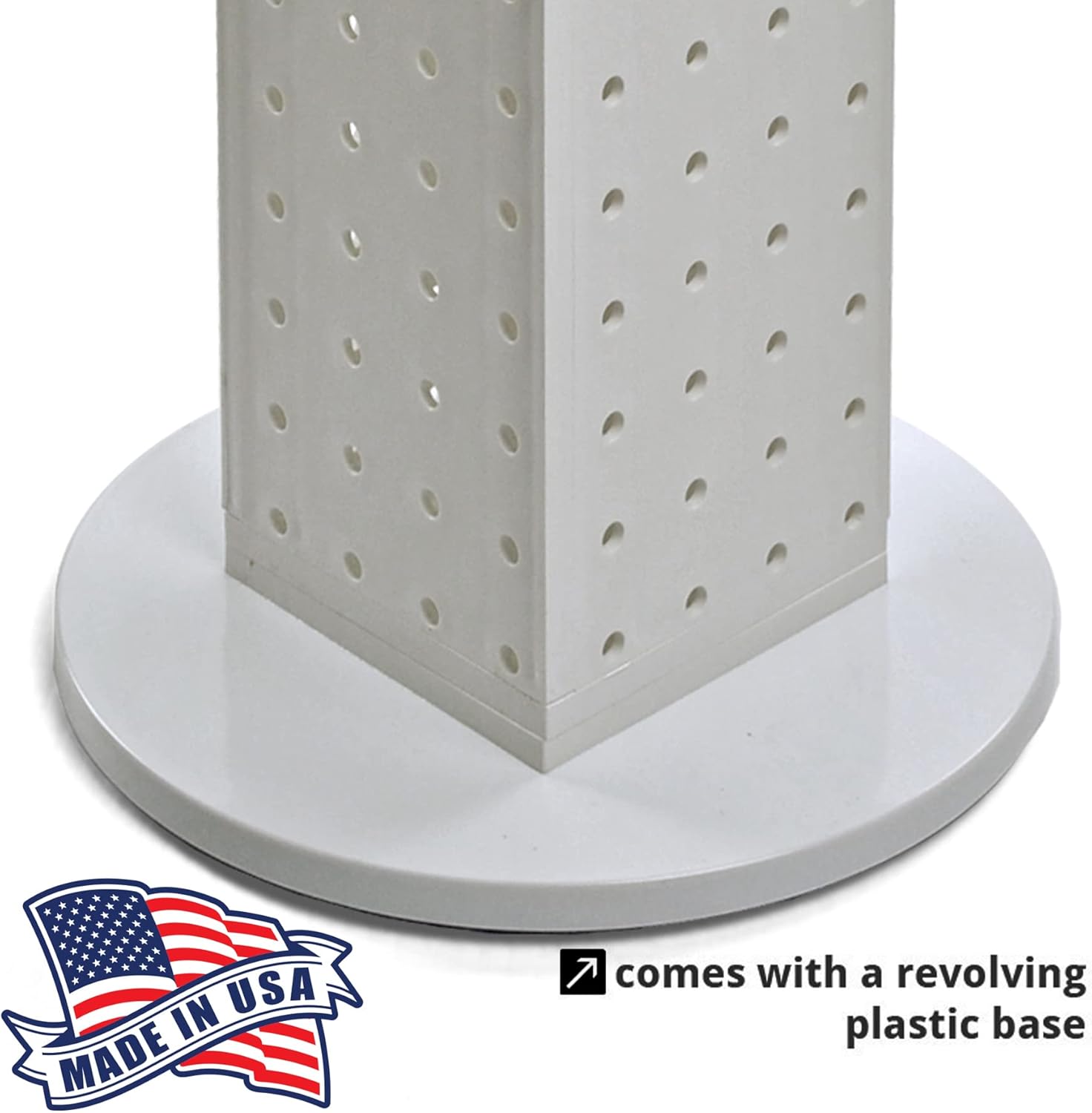 Azar Displays 700220-WHT-2W16 Espositore Girevole - immagine 4