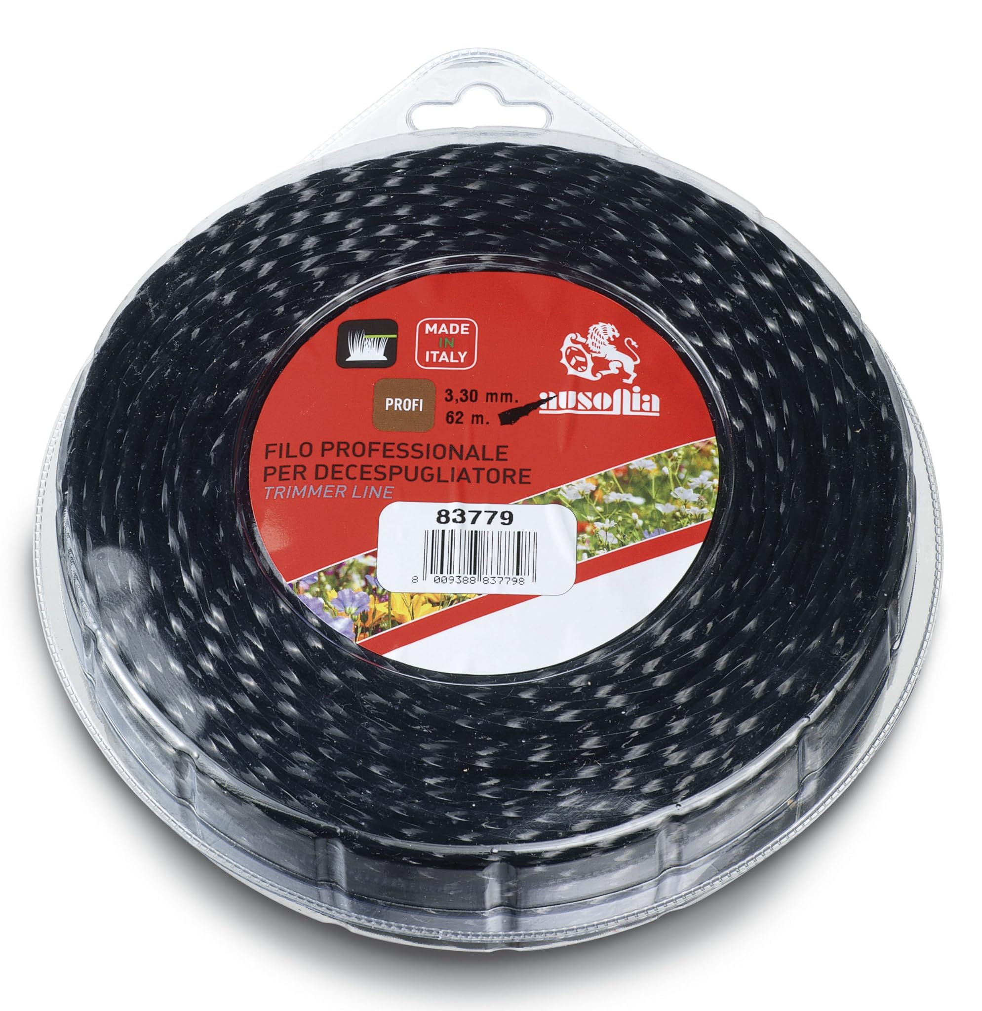 Ausonia - Filo per decespugliatore VERTIGO 4,0 mm x 42 m