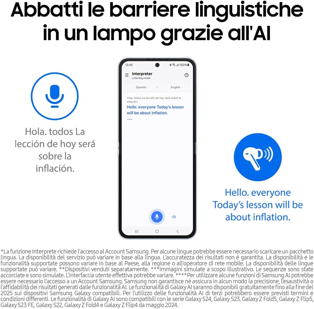 Samsung Galaxy Buds3 - Auricolari True Wireless, White - immagine 6