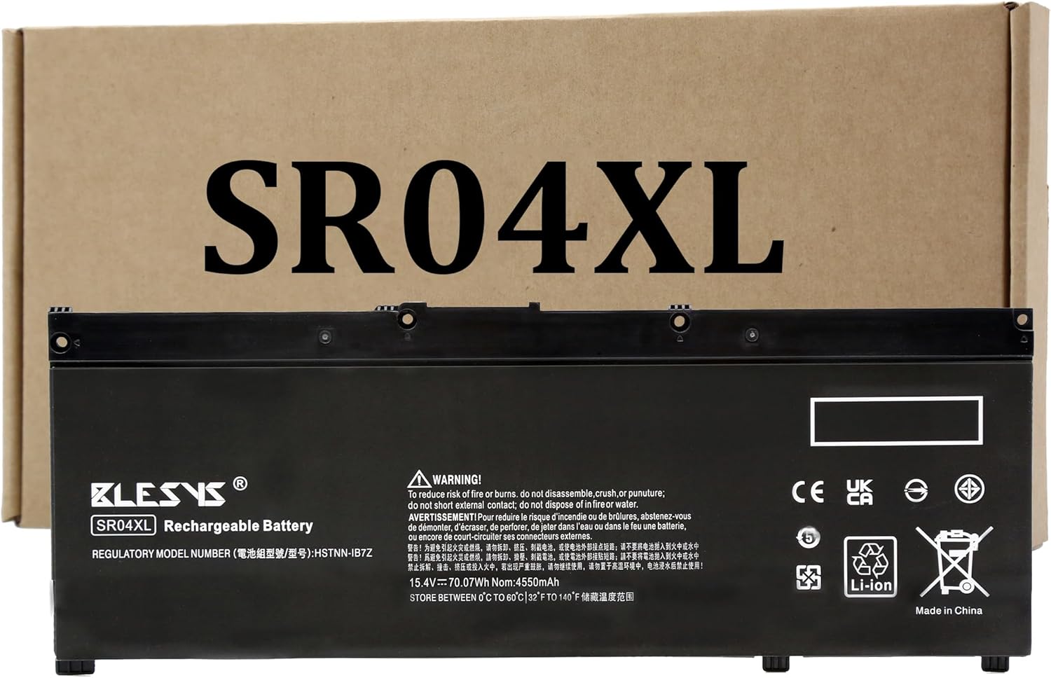 Blesys SR04XL Batteria per HP Pavilion Power e Omen - immagine 1