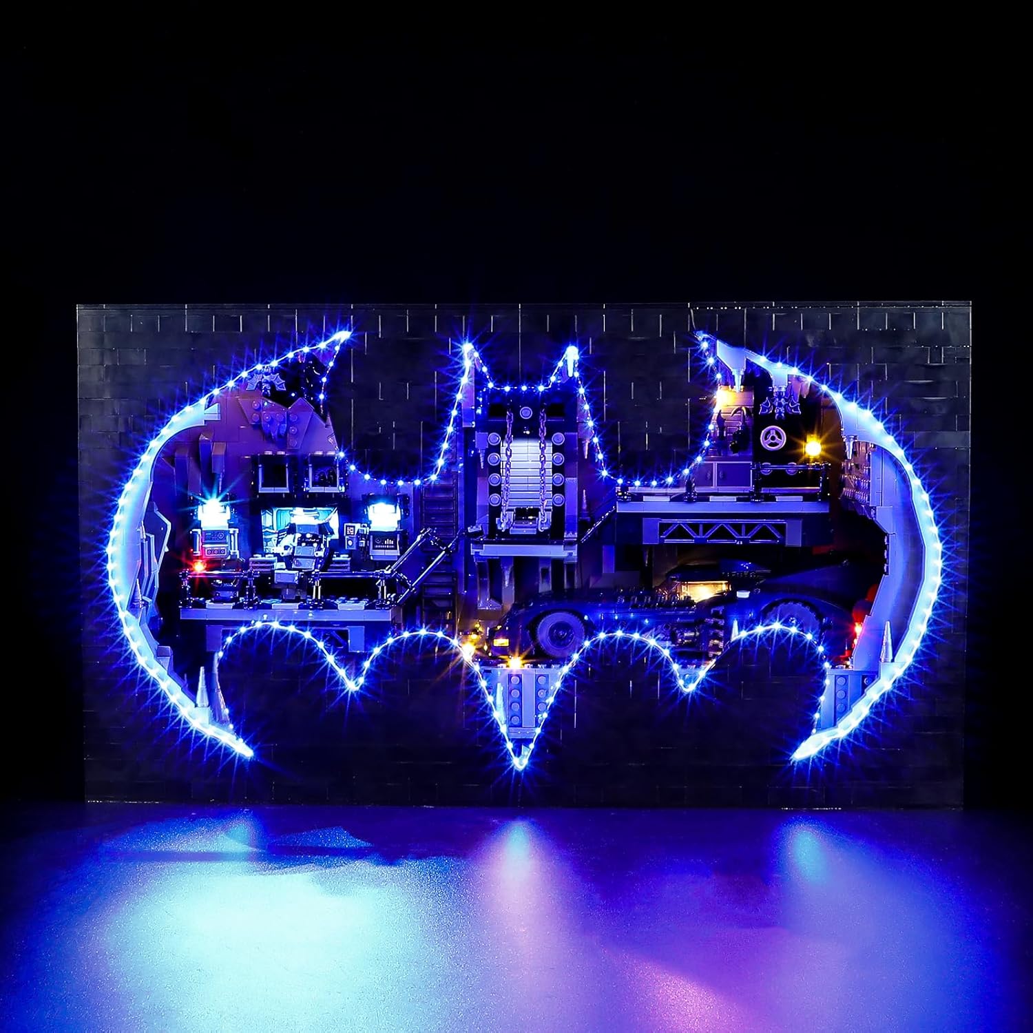 Yeabricks Kit Luci LED per-76252 DC Batcave-Shadow Box - immagine 3