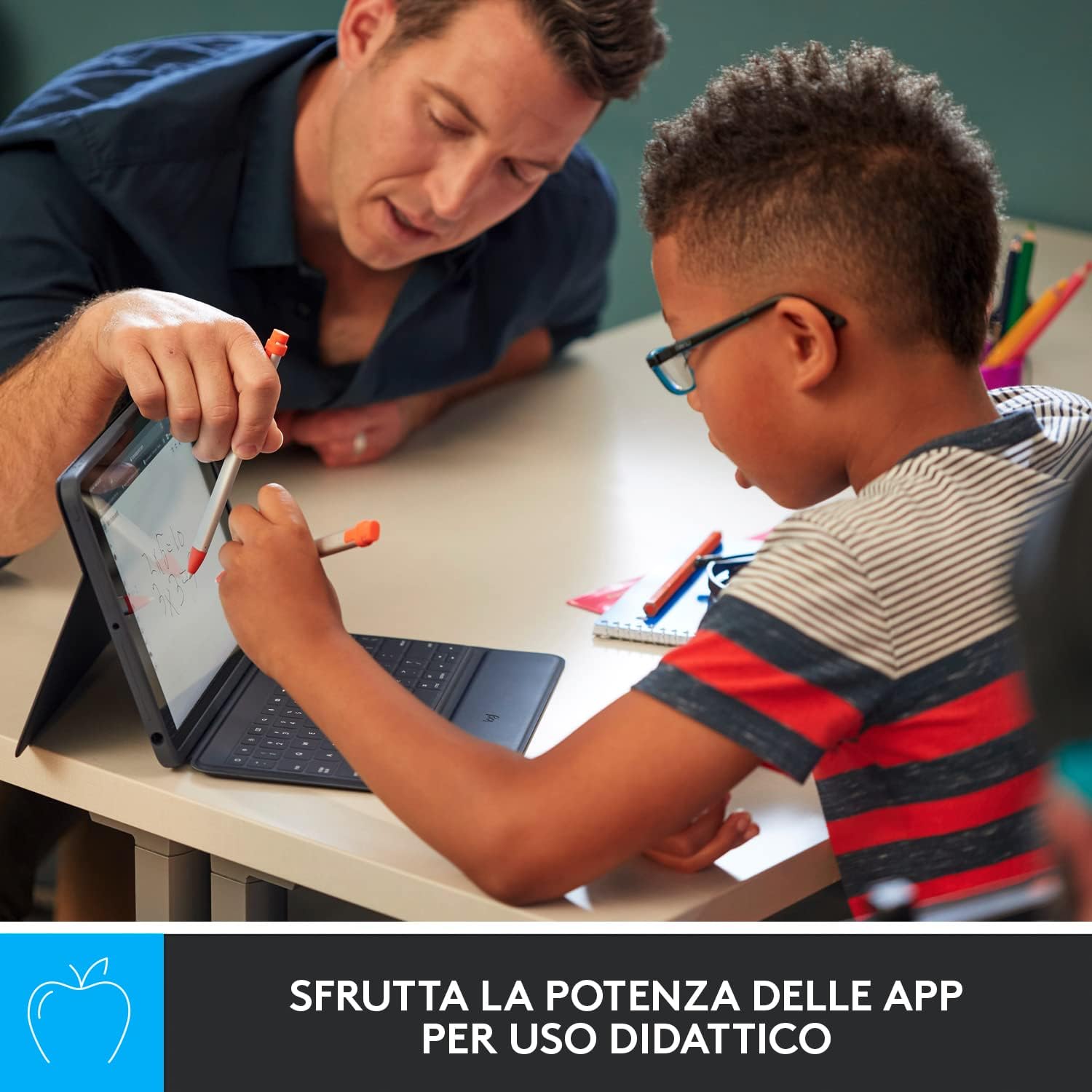 Logitech Crayon - Matita Digitale per iPad (2018+) - immagine 4