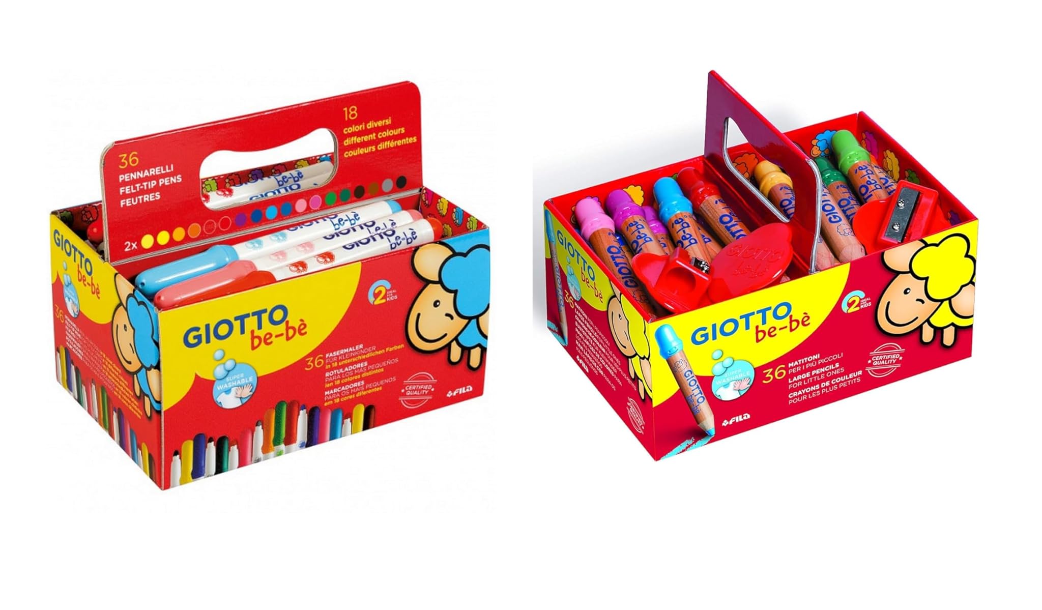 Giotto - Set di matite Be-be (matite + matite)