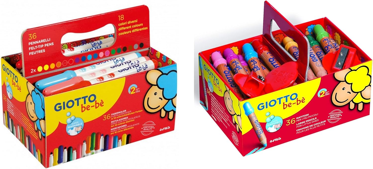 Giotto - Set di matite Be-be (matite + matite) - immagine 1