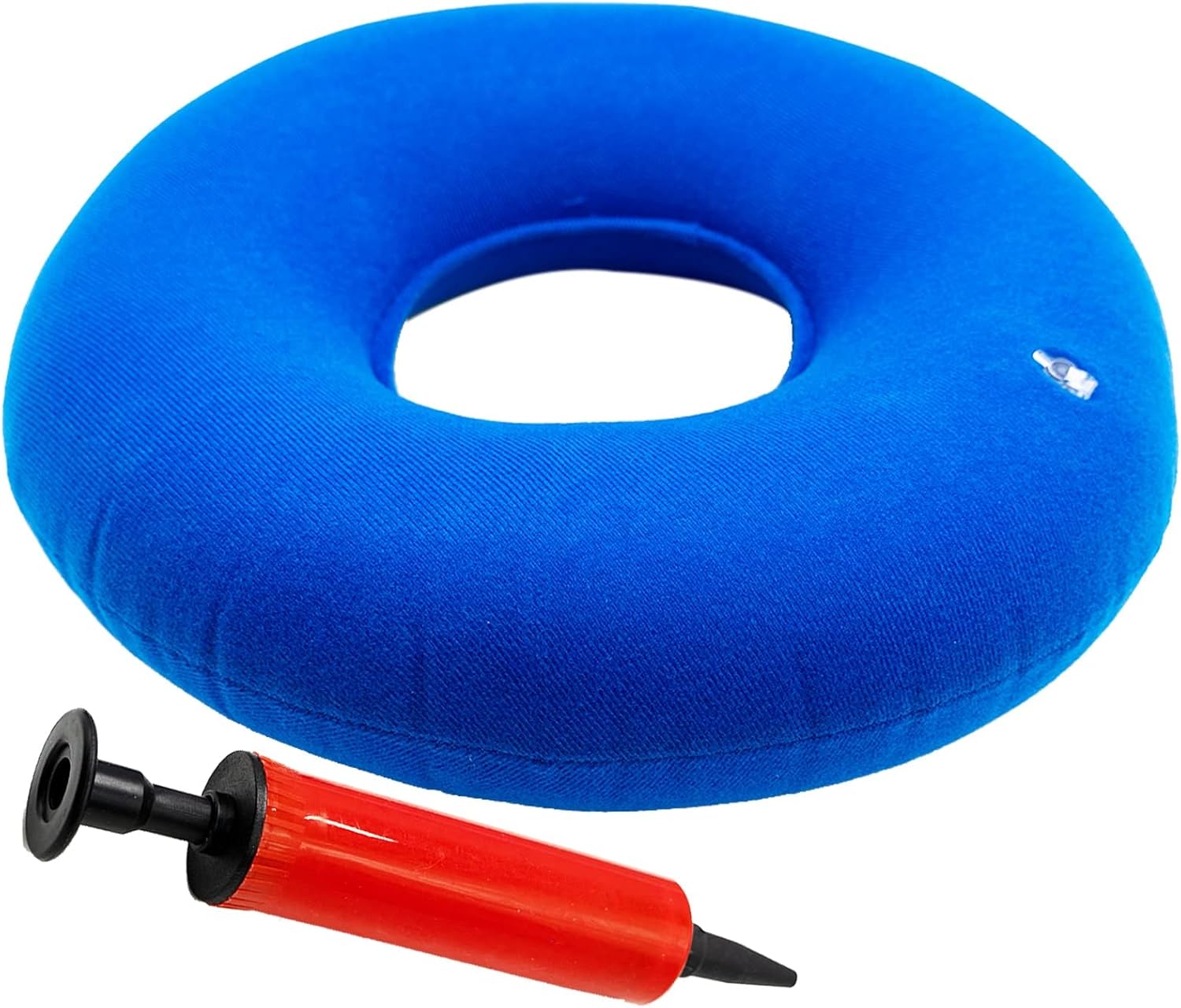 Donut Cuscino Gonfiabile ad Anello, Blu - immagine 1