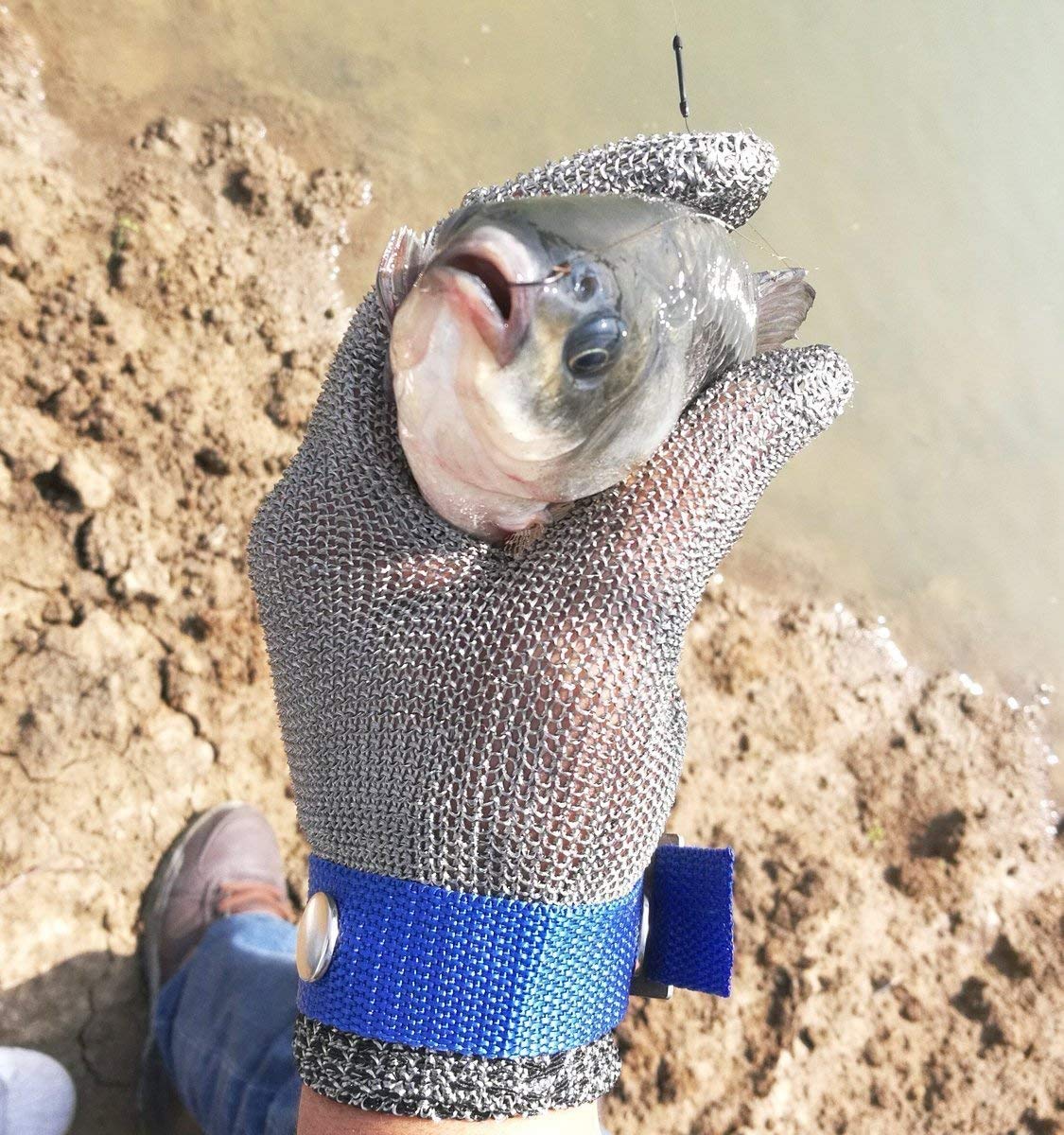 Cptdcl Guanti da Lavoro in Acciaio Inox 316L, Livello 5 (L) - immagine 3