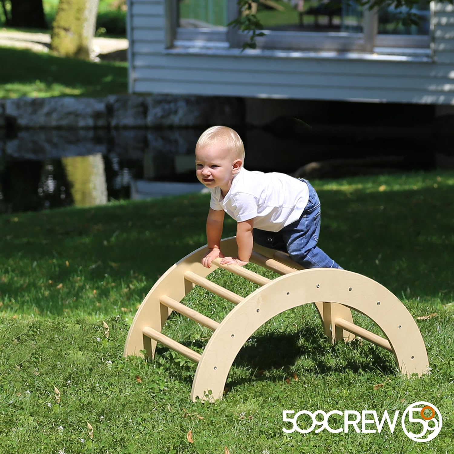 509 Crew Zoo 2 in 1 - Arco da Arrampicata con Scivolo - immagine 4