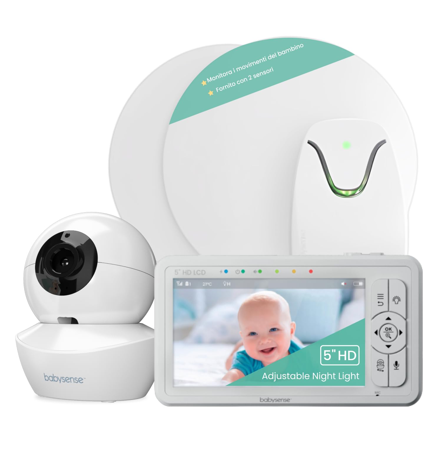 Babysense Baby Monitor - Avvisi Mancanza di Respiro