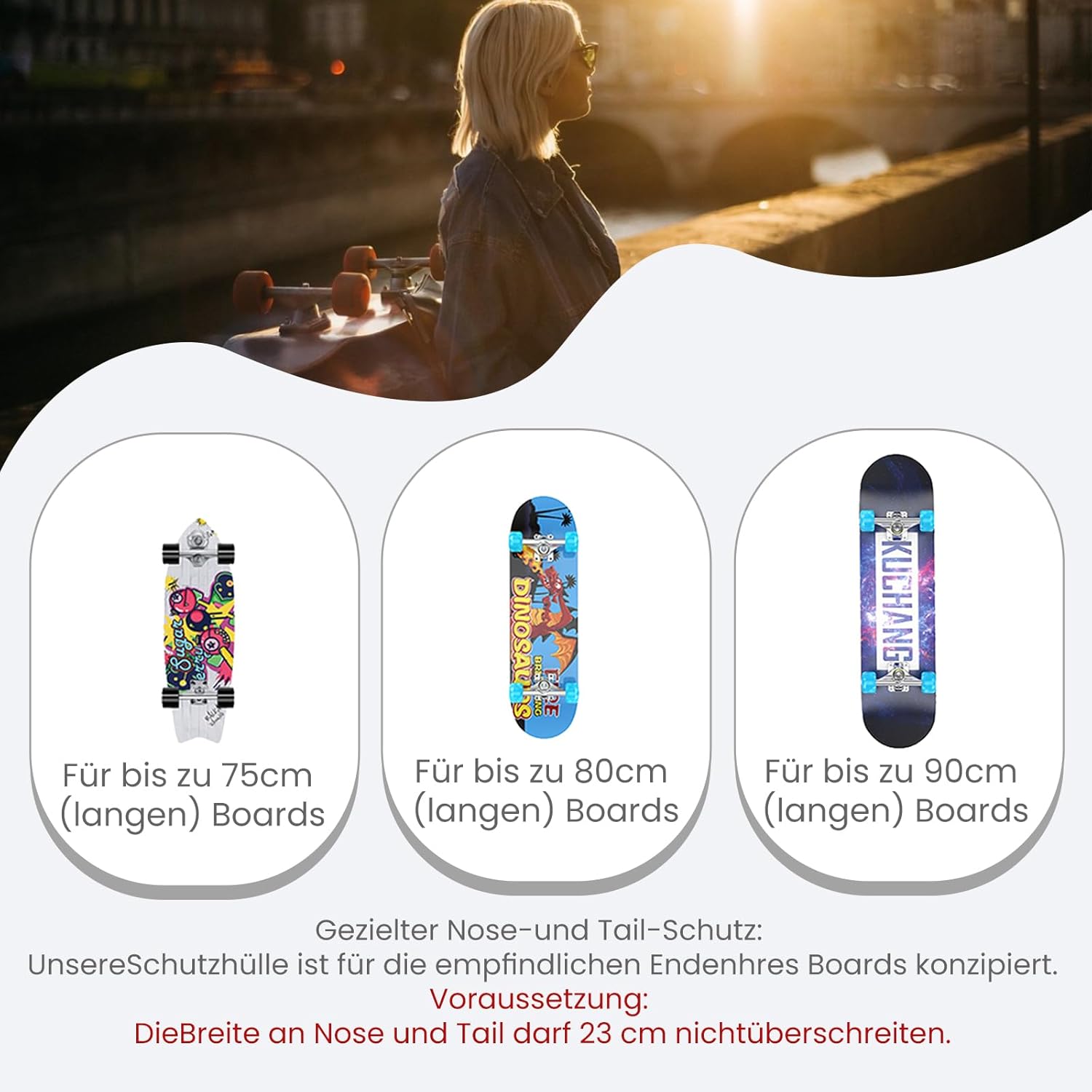 Zaino per Cruiser e Longboard Elettrico - immagine 2