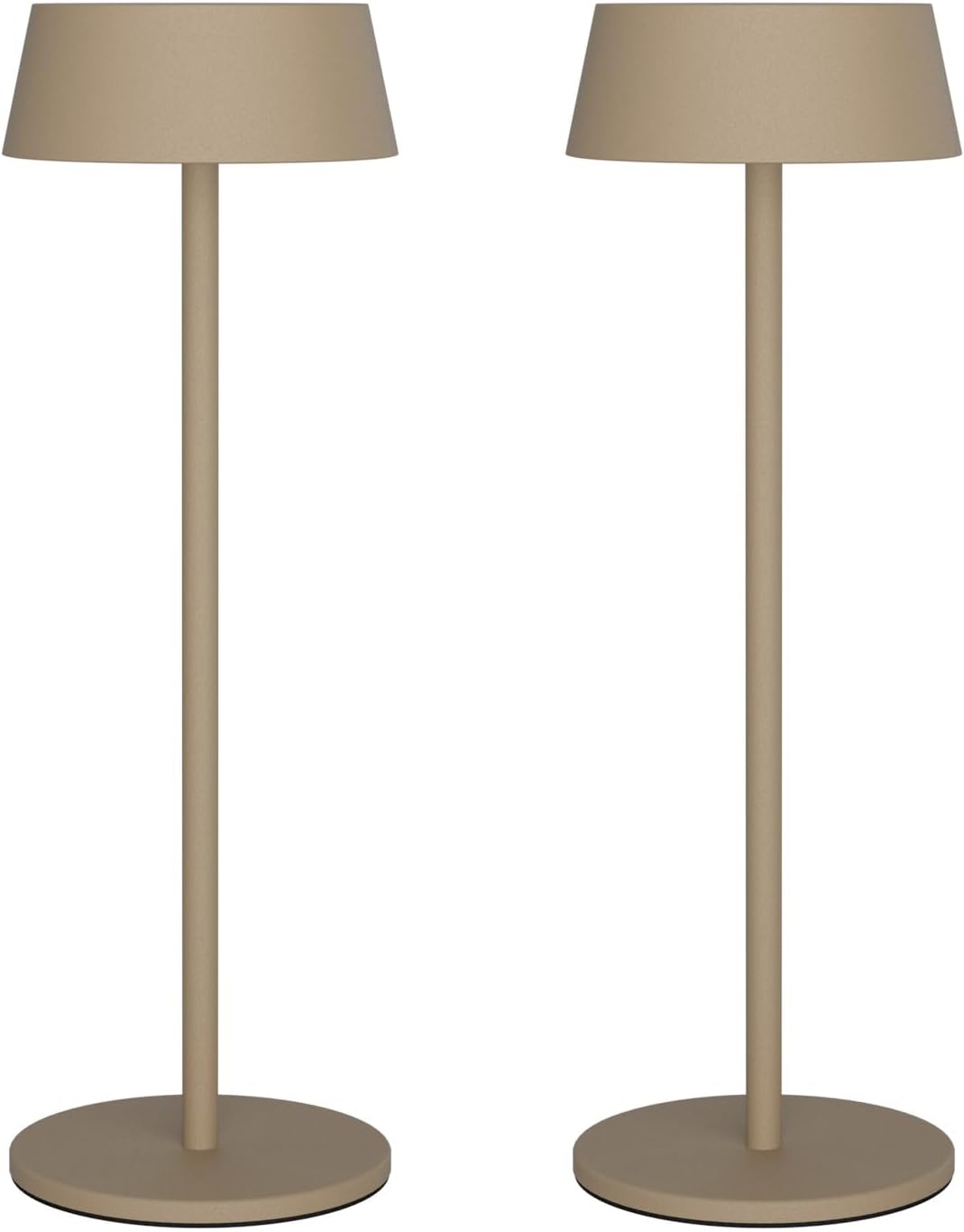 K-Bright 2 Lampade da Tavolo LED Ricaricabili, Khaki - immagine 1