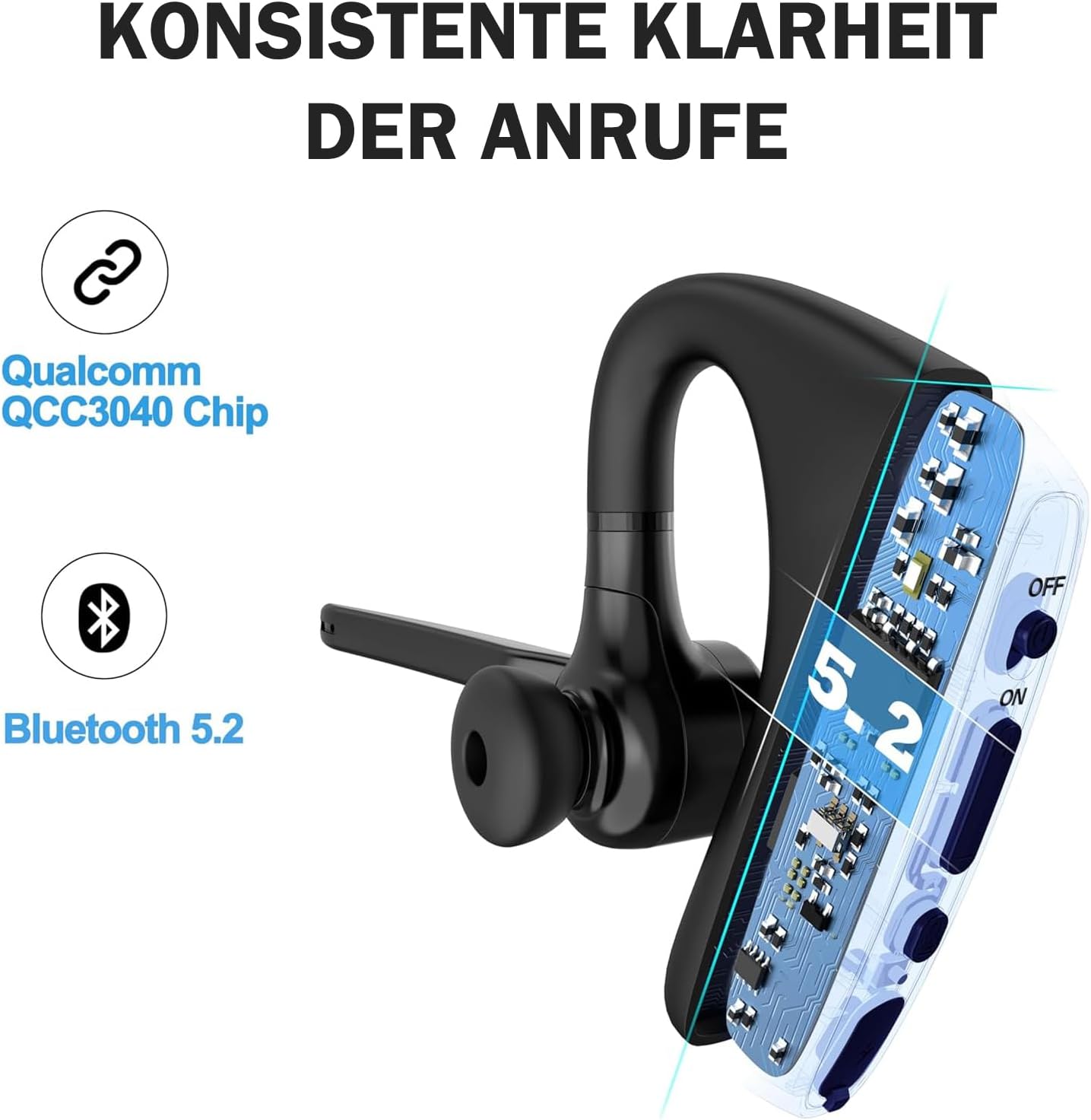 Conambo Auricolare Bluetooth V5.2 K10C Monofonico - immagine 4