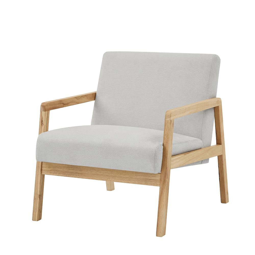 BAÏTA Poltrona BONIFACIO in Tessuto Grigio Chiaro