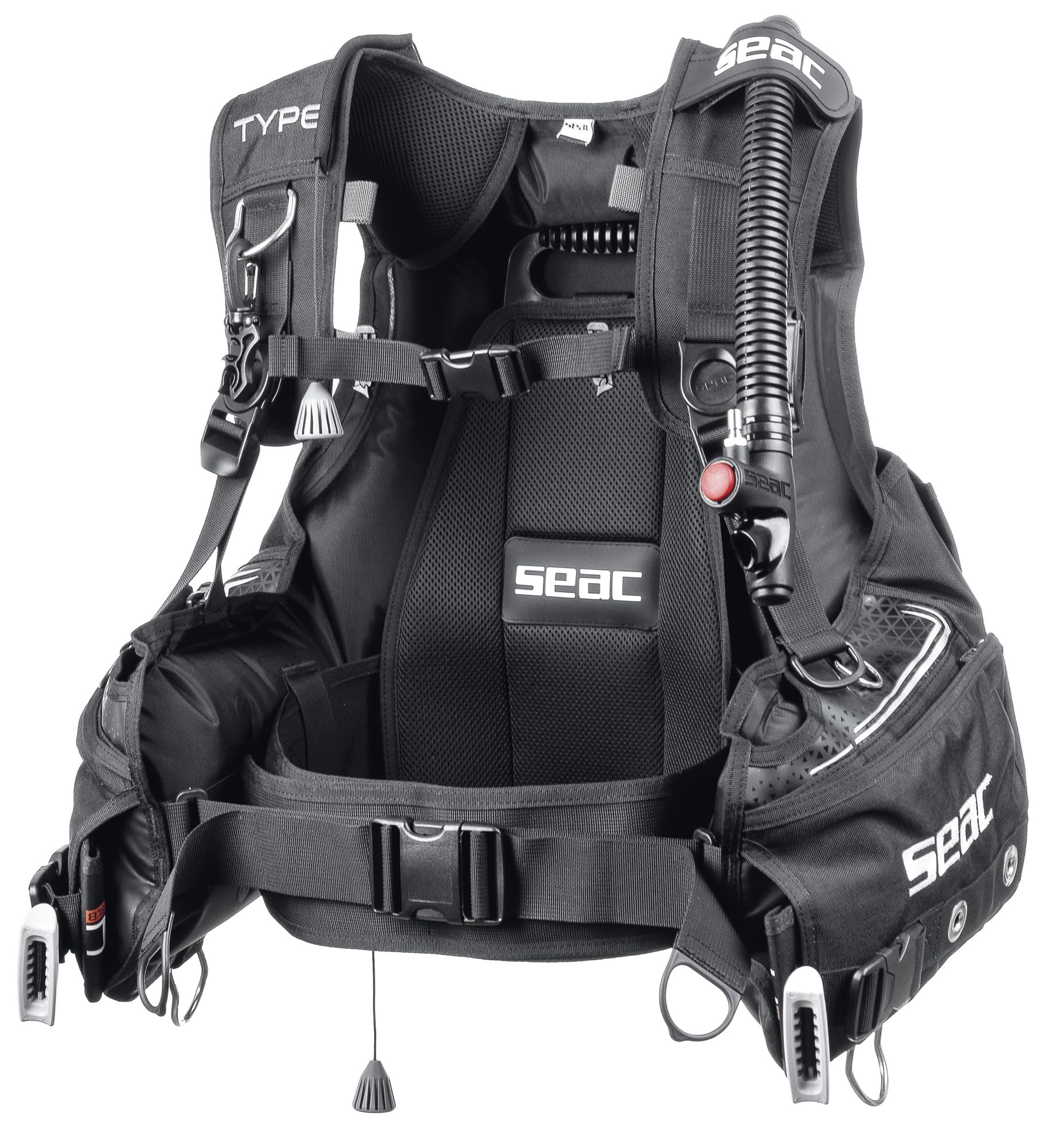 SEAC Equilibratore Type, BCD per Immersioni Ergonomico e Idrodinamico Unisex Adulto