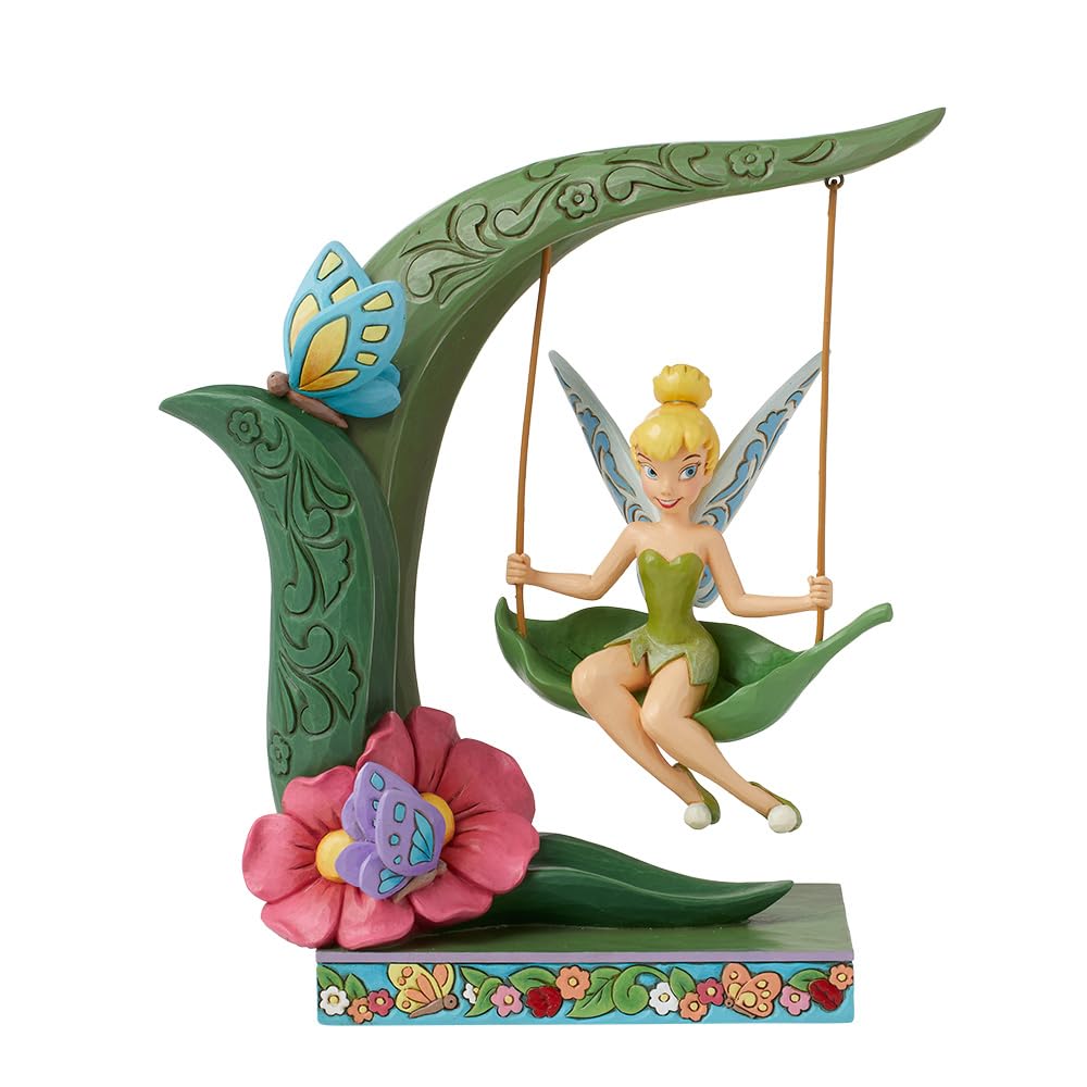 Disney Traditions Figurina Campanellino sull'altalena Collezione
