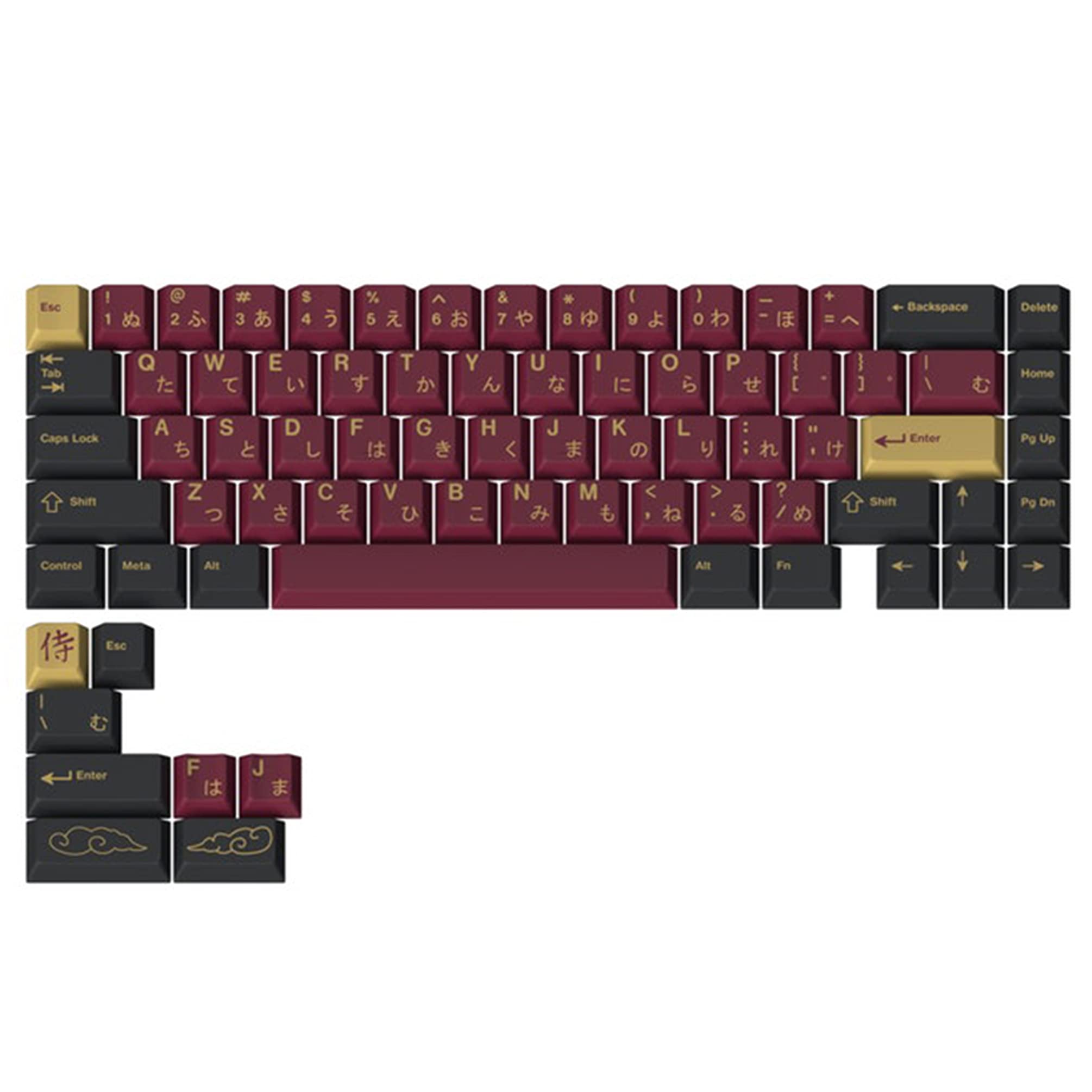 Drop + Redsuns GMK Red Samurai Keycap Set | Velz