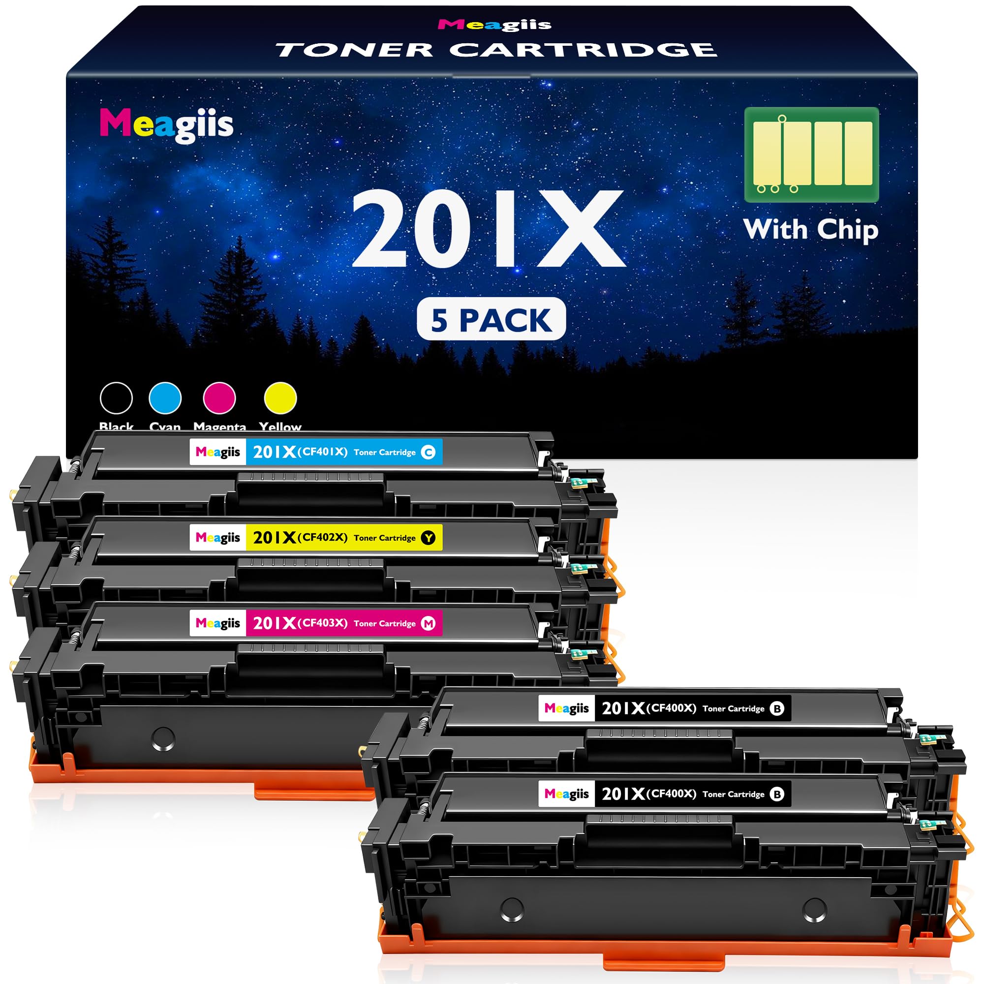 201X Cartucce Toner Compatibili Alta Resa 5 Pack