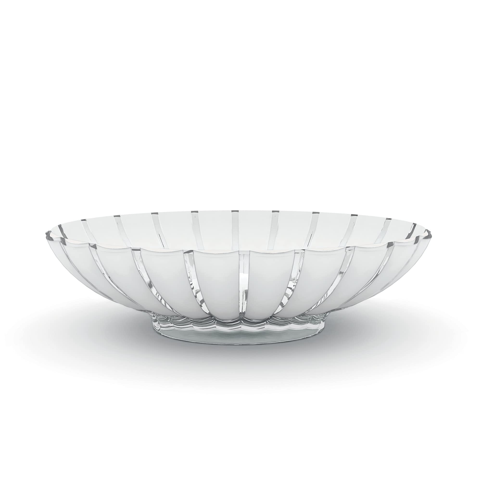 Guzzini Centrotavola/Fruttiera Grace, Trasparente, 30.5 x 37.5 x h9 cm, 1,1 kg