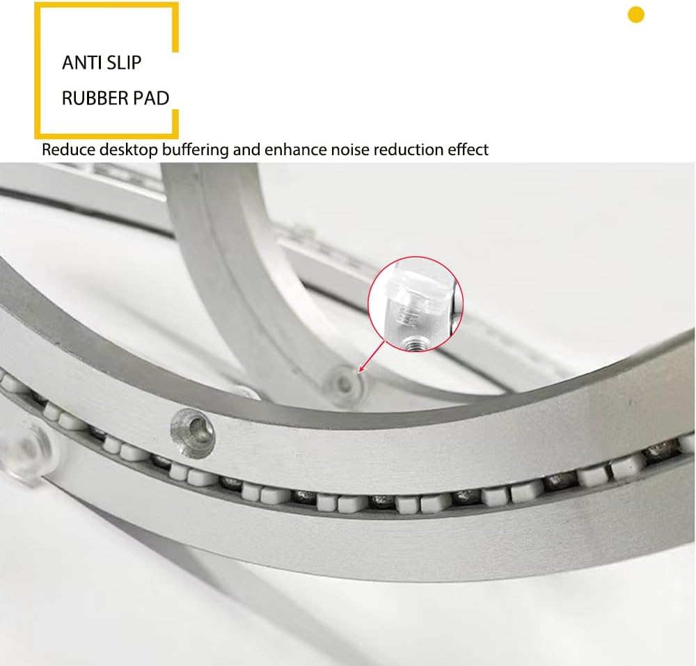 Piastra Girevole 360 Gradi per Tavolo 60cm - immagine 4