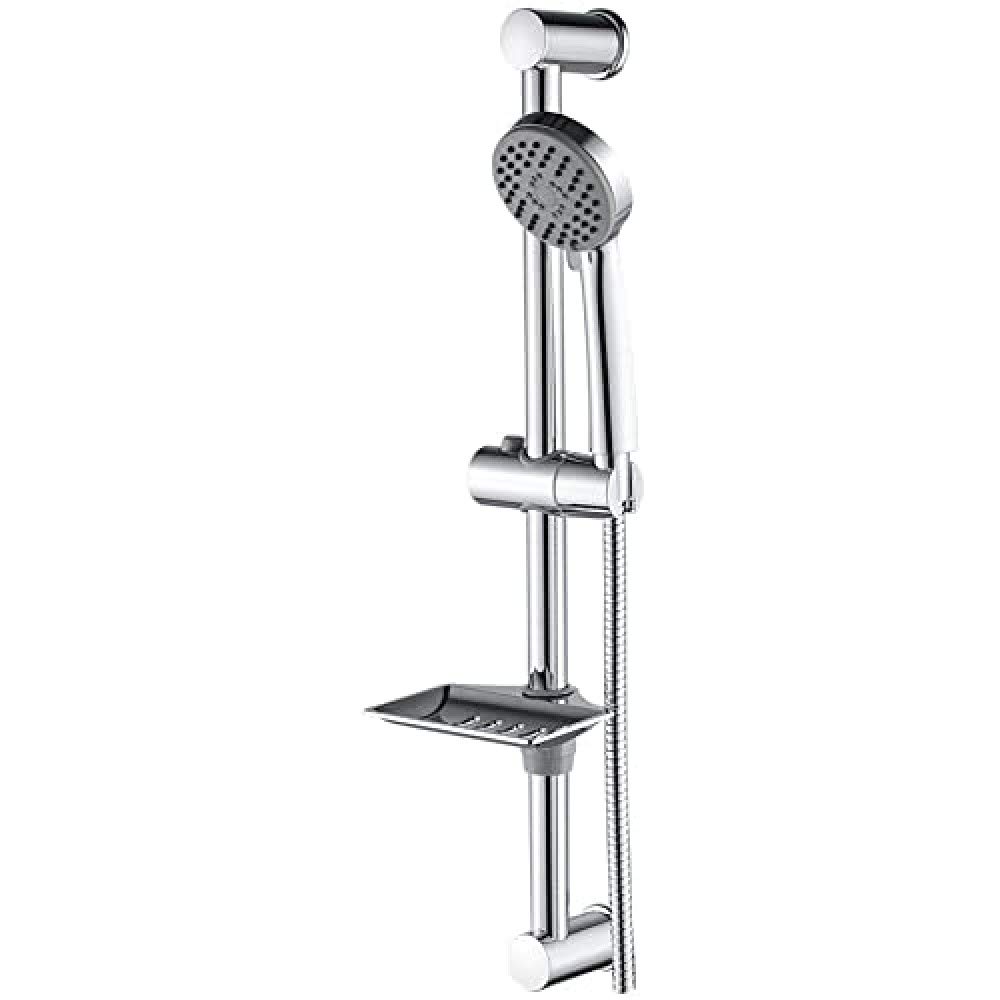 Barra di Scorrimento per Doccia con Soffione e Flessibile