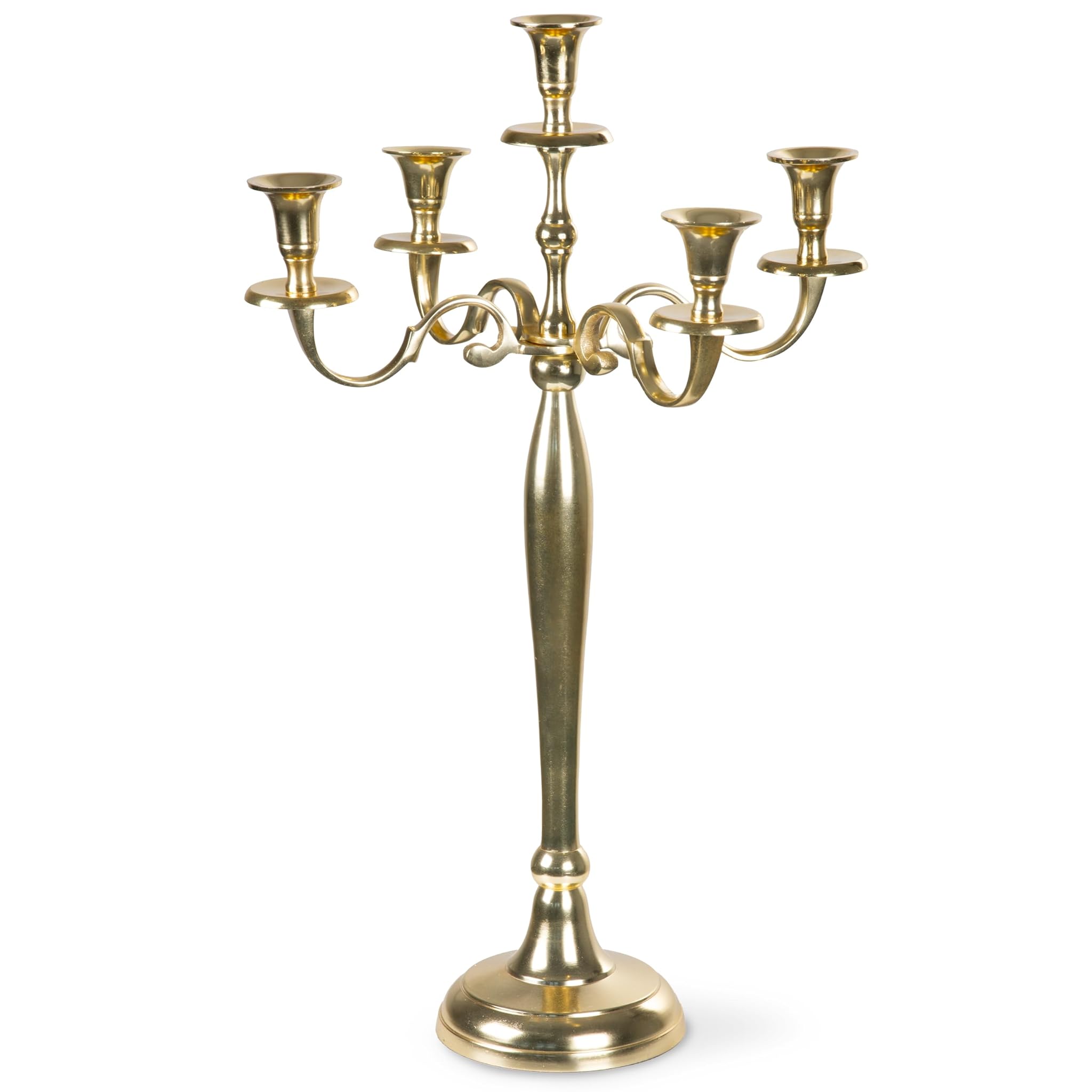 Gräfenstayn Candelabro Portacandele 1, 3 o 5 Bracci, Oro