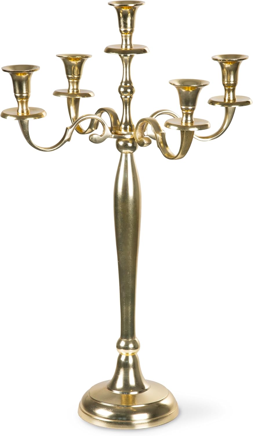 Gräfenstayn Candelabro Portacandele 1, 3 o 5 Bracci, Oro - immagine 1