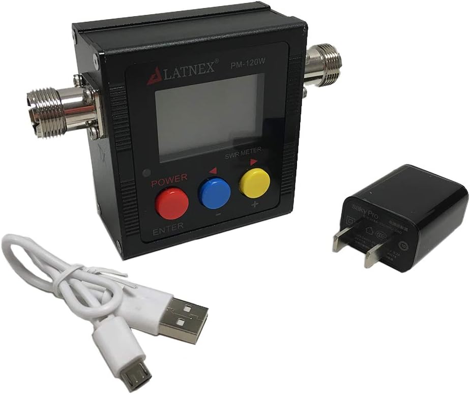 PM-120W Digital VHF UHF Power SWR Meter e Frequenzimetro - immagine 2