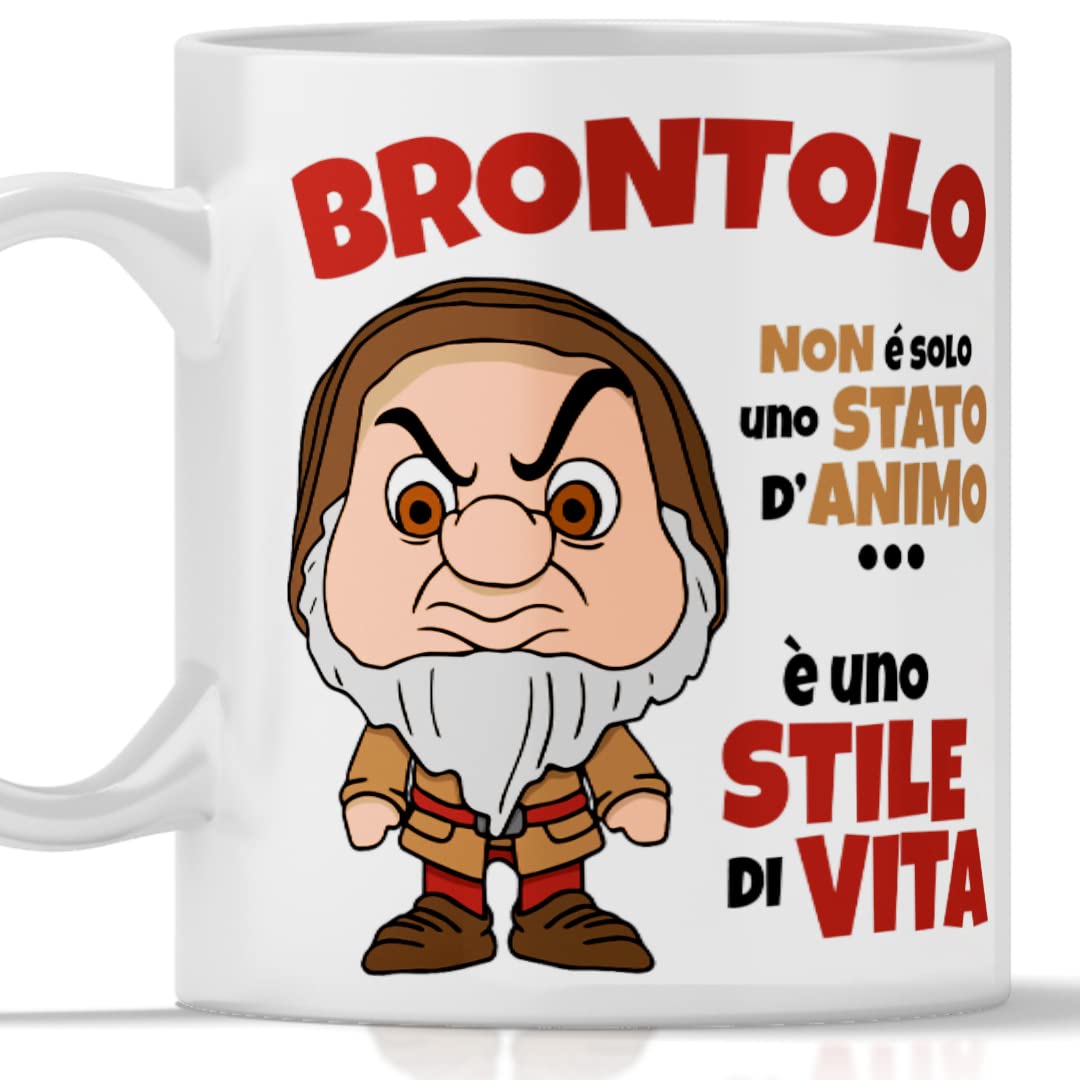 12print Tazza Brontolo Divertente