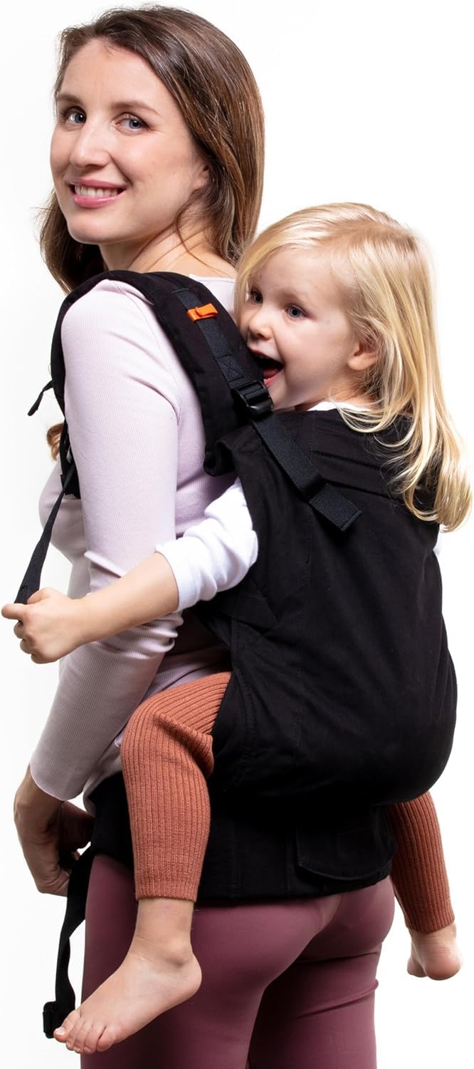 Beco Toddler Marsupio Ergonomico per Bambini 9-27 kg, Nero