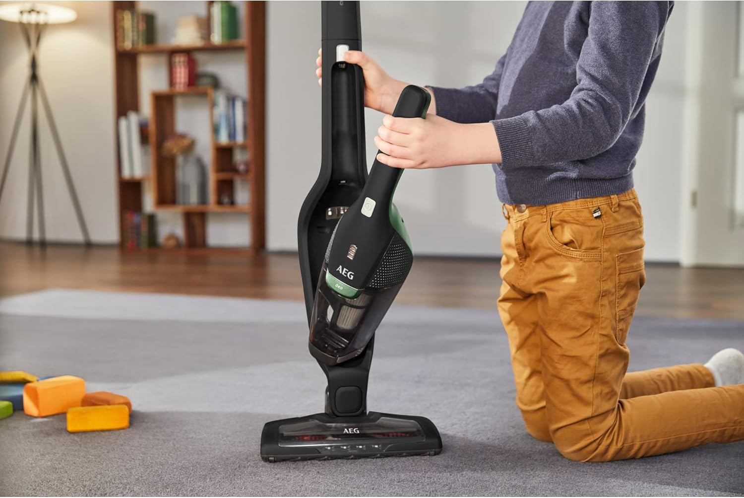 AEG CX7-2-45MÖ, Aspirapolvere a Batteria, Nero Ecologico - immagine 9