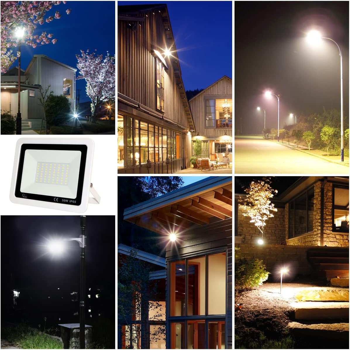 Mille Lucciole Faretto LED da Esterno 50W (2 Pezzi) - immagine 2