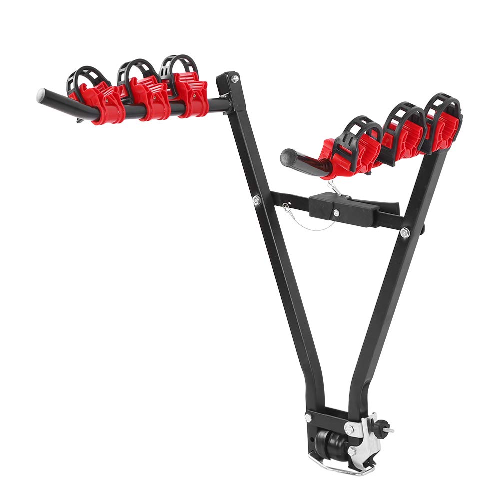 Portabiciclette per Auto in Acciaio - Montaggio su Traino