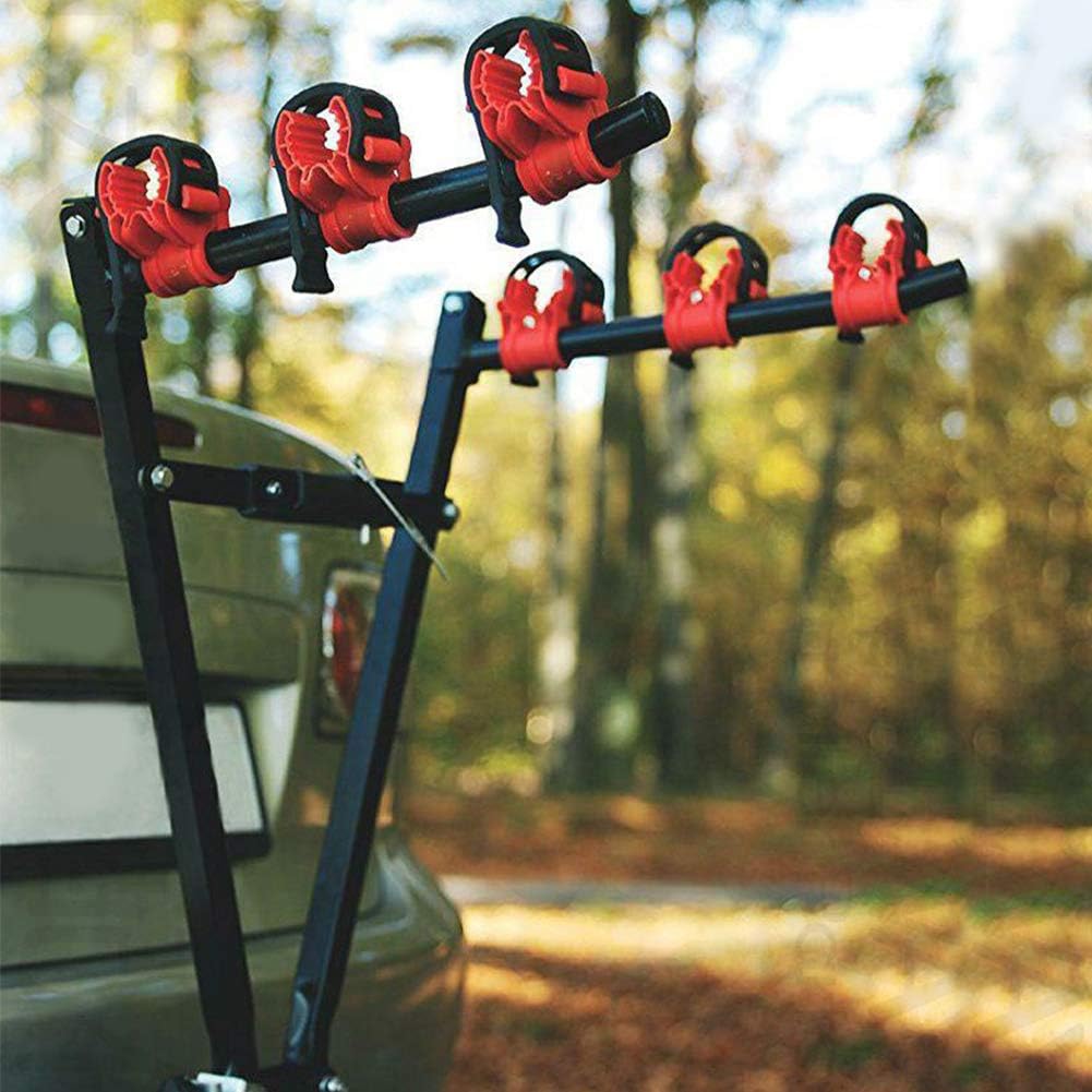 Portabiciclette per Auto in Acciaio - Montaggio su Traino - immagine 2