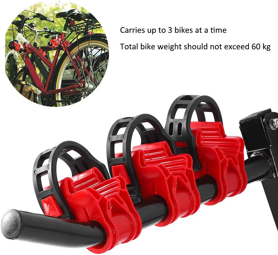 Portabiciclette per Auto in Acciaio - Montaggio su Traino - immagine 5